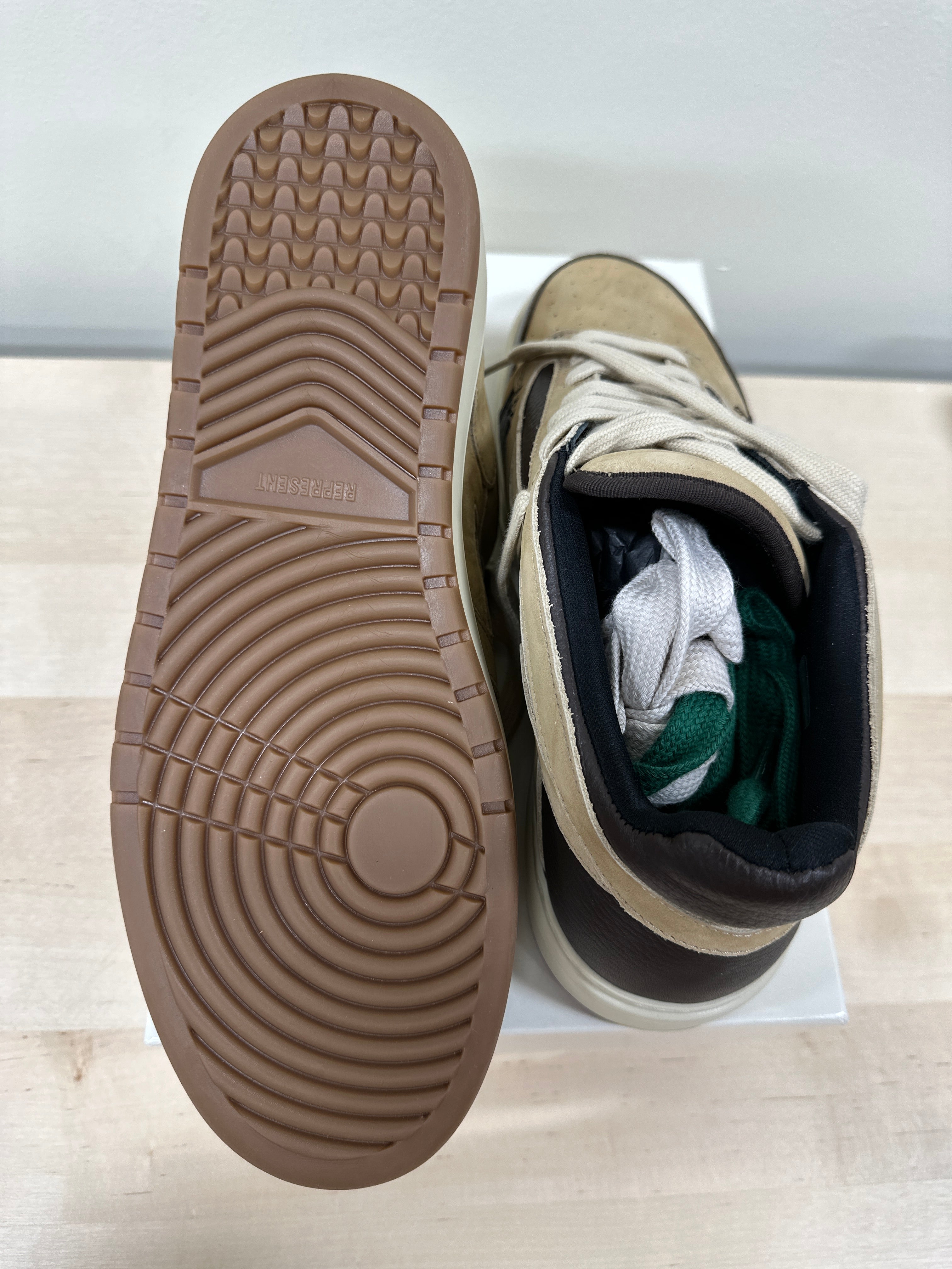 Represent Sneakers Brown Sz 45.5 (11.5)