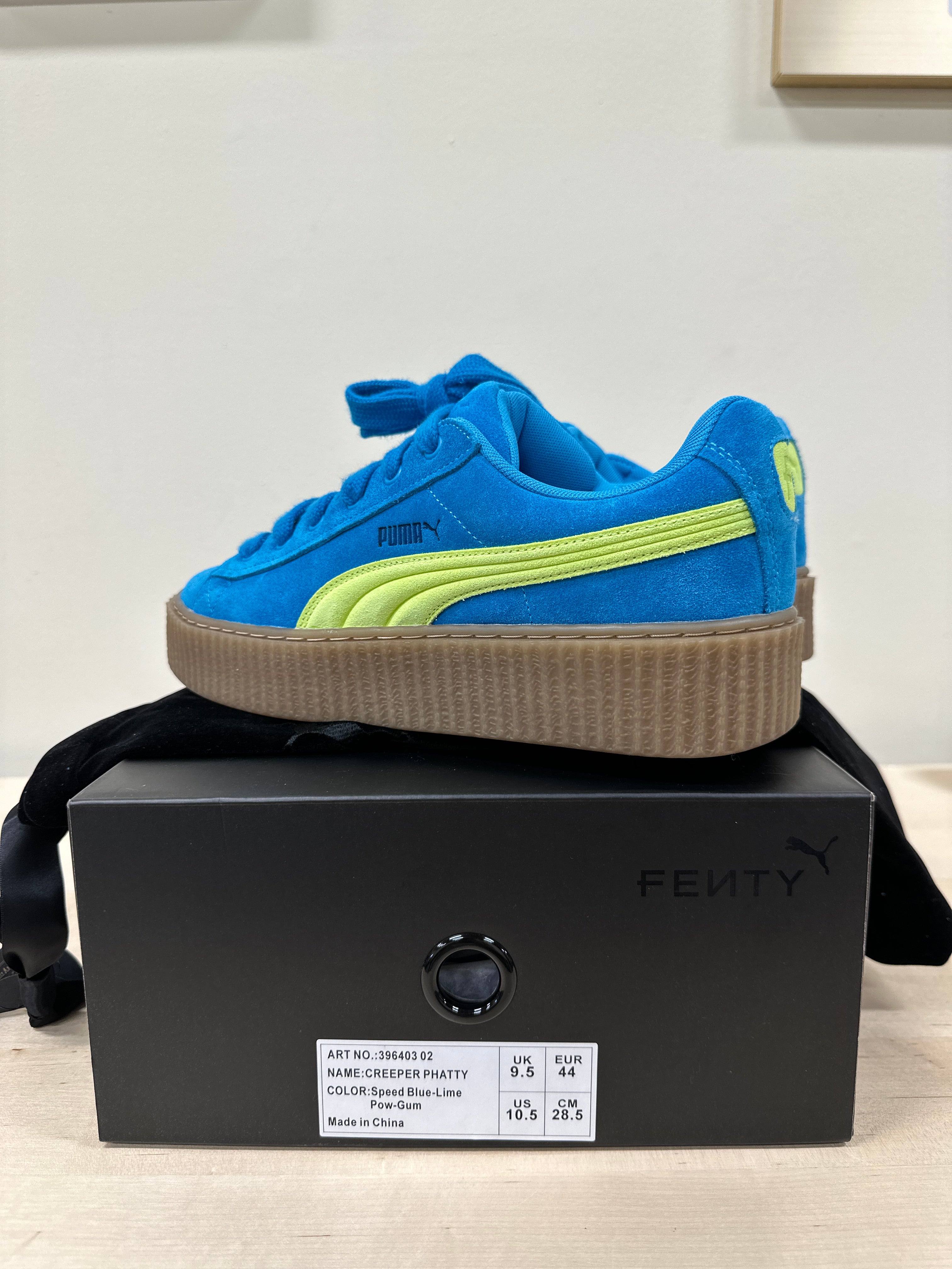 Puma Creeper Phatty Rihanna Fenty Speed Blue Sz 10.5