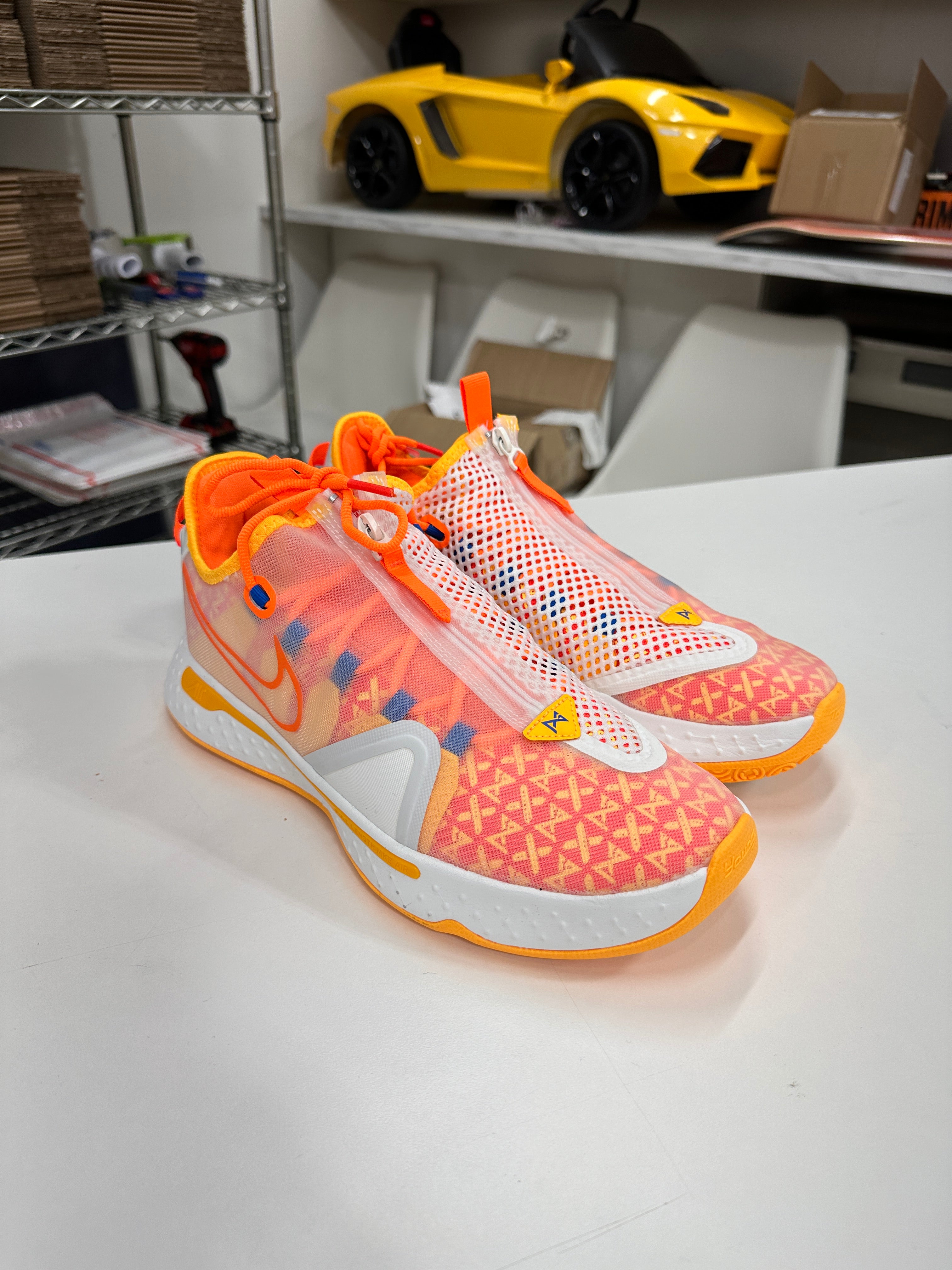 Nike PG 4 Gatorade Orange Sz 11