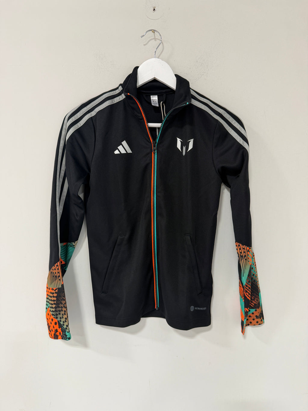 Adidas Youth Messi Track Jacket – Black