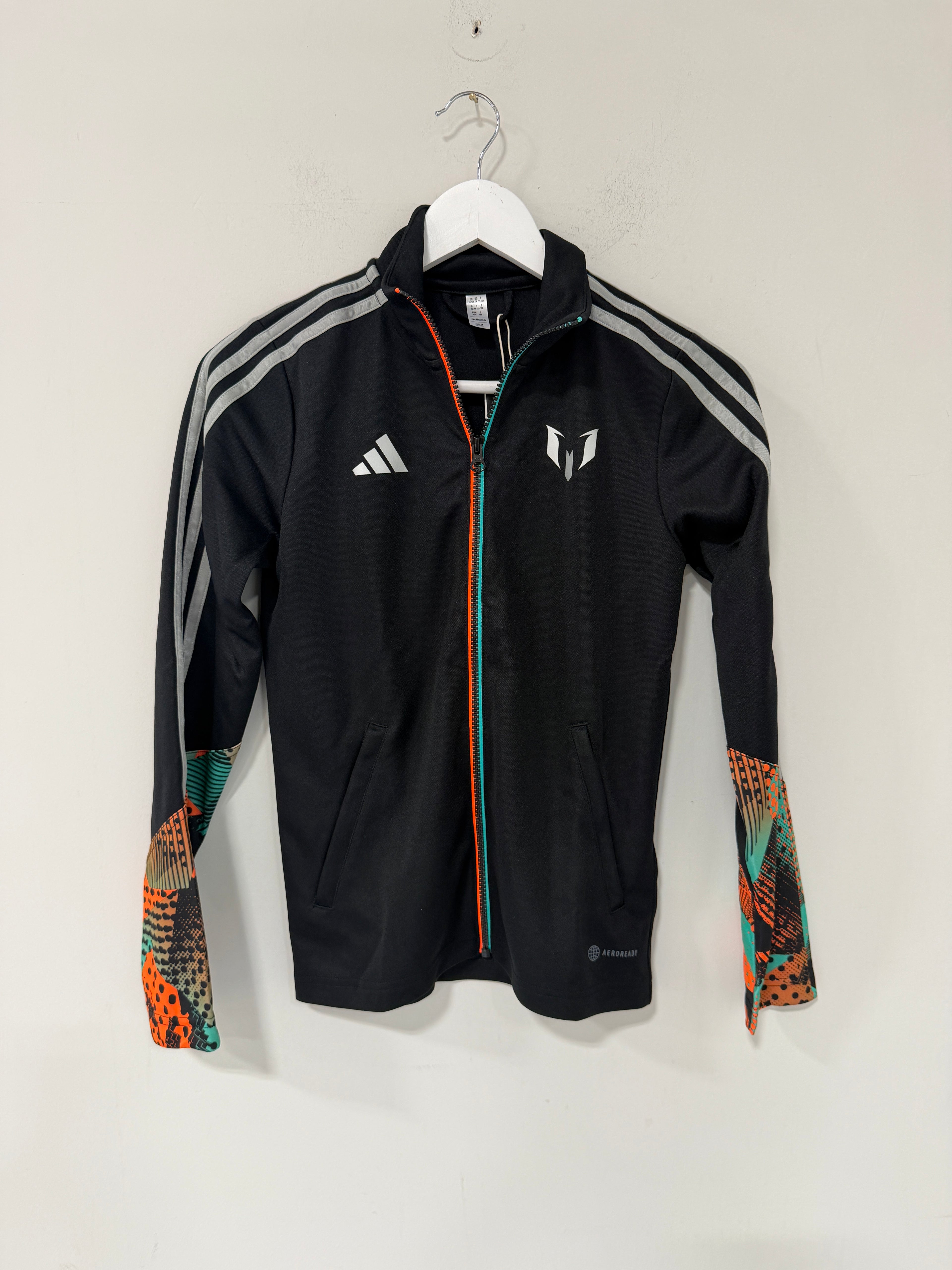 Adidas Youth Messi Track Jacket – Black