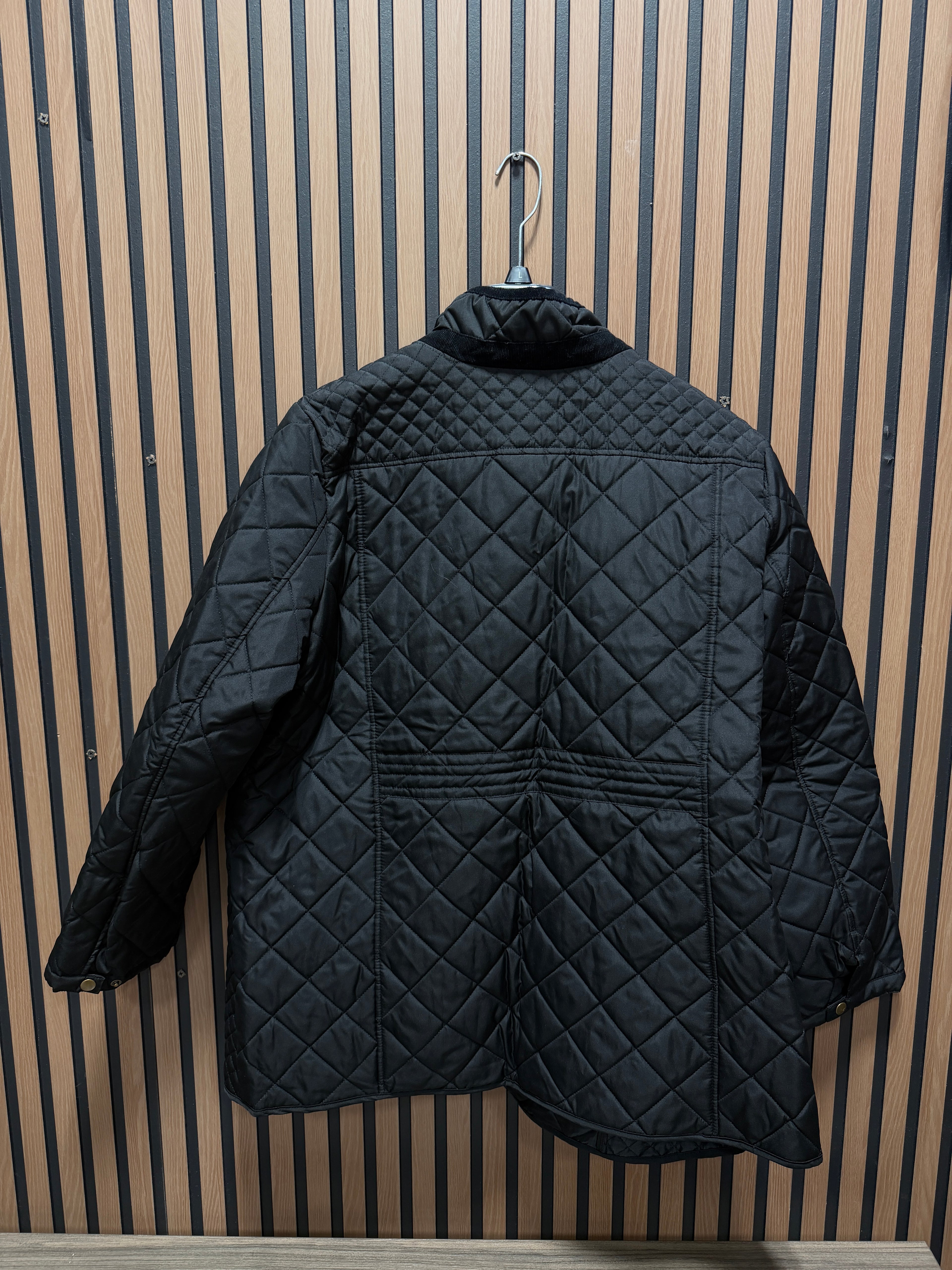 Appleseed's Women's Berkshire Quilted Jacket sz 2XL With Tablots Broach