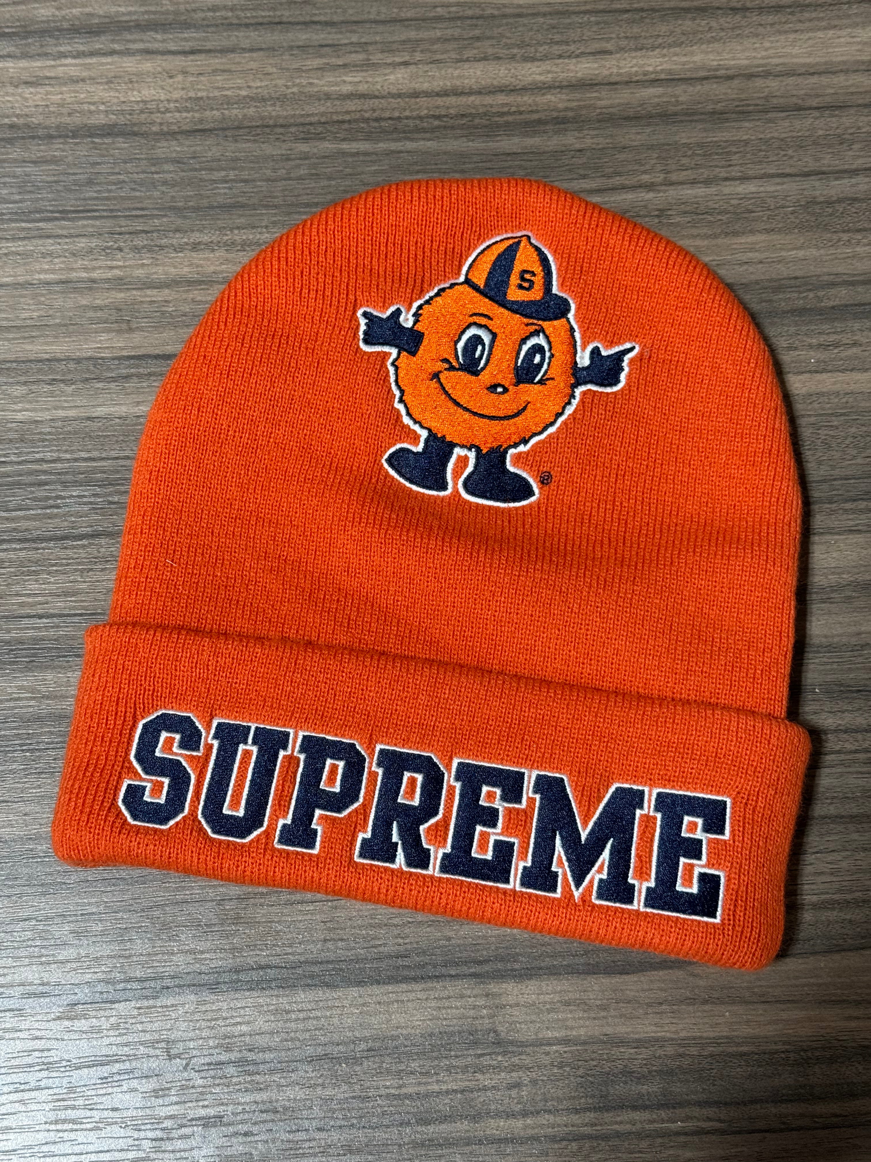 Supreme x Mitchell & Ness NCAA Beanie 'Orange'