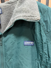 Load image into Gallery viewer, Land Ends Jacket Coat Men’s XL Tall (46-48) Green Fleece Lined Full Zip Pockets
