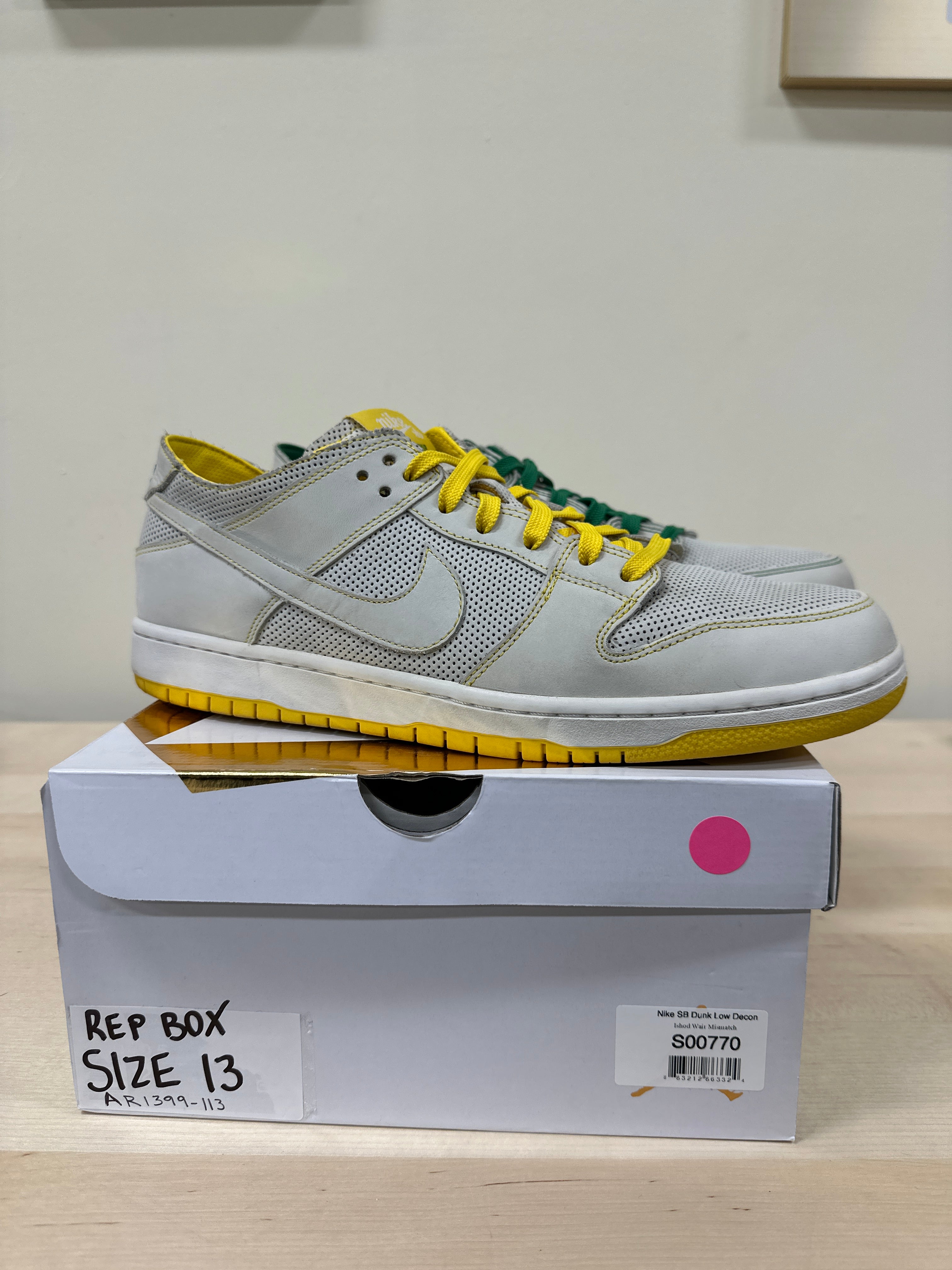 Nike SB Dunk Low Decon "Ishod Wair Mismatched Sz 13
