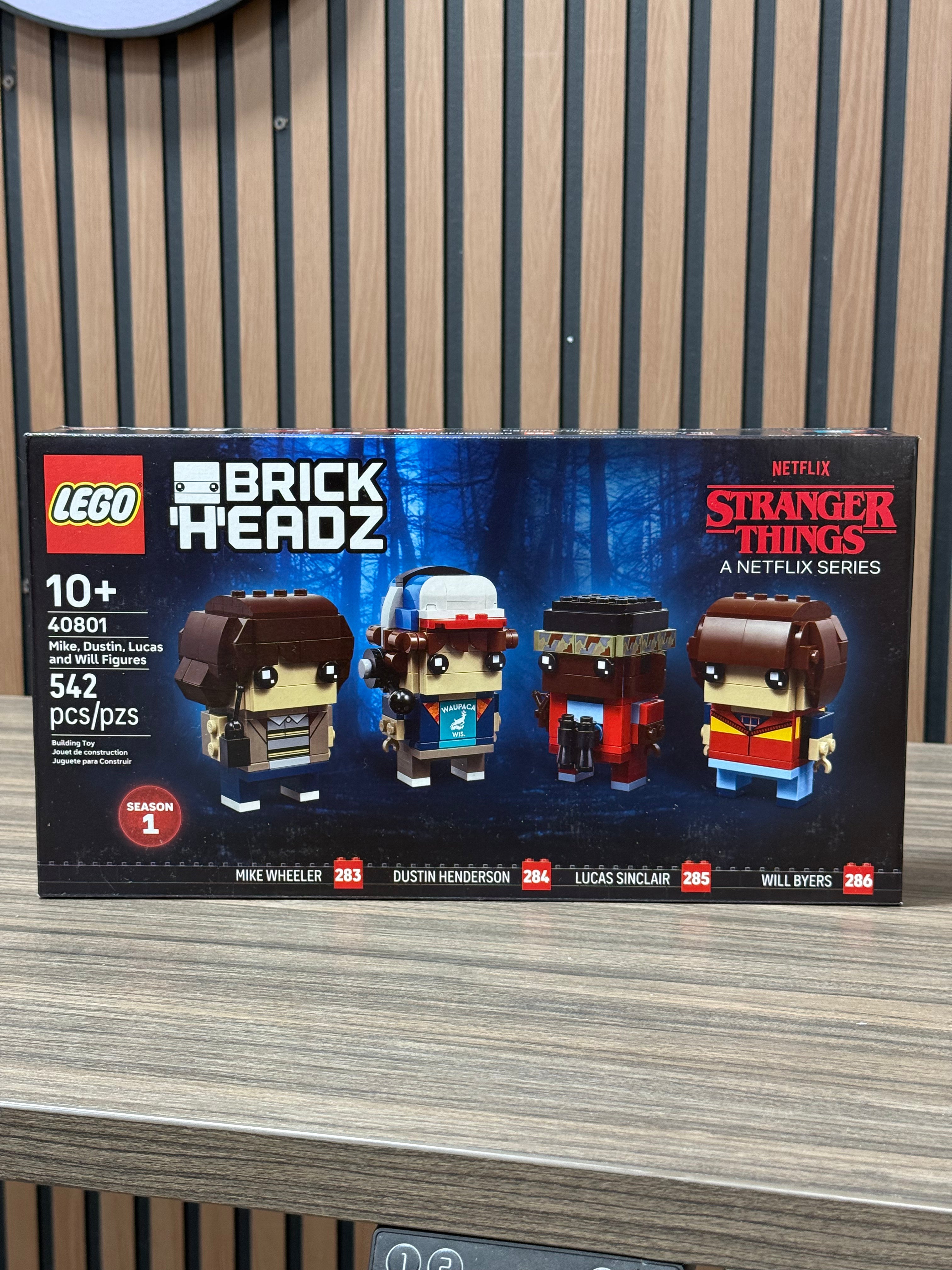 LEGO Stranger Things Brickheadz 40801 : Mike, Dustin, Lucas And Will Figures