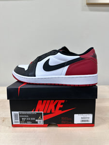 Air Jordan 1Low OG "Black Toe" Sz 11.5