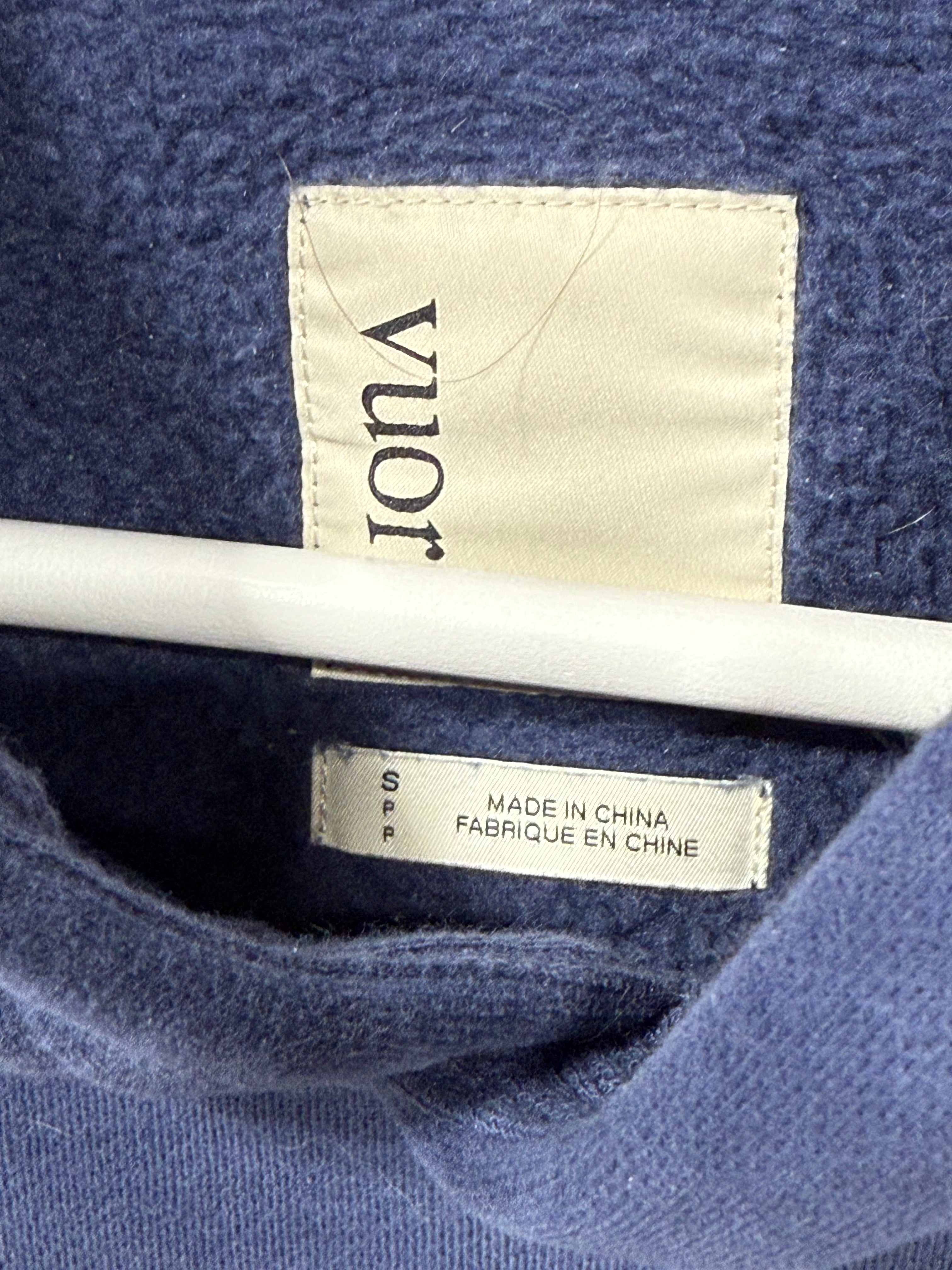 Vuori Hoodie Navy Sz S