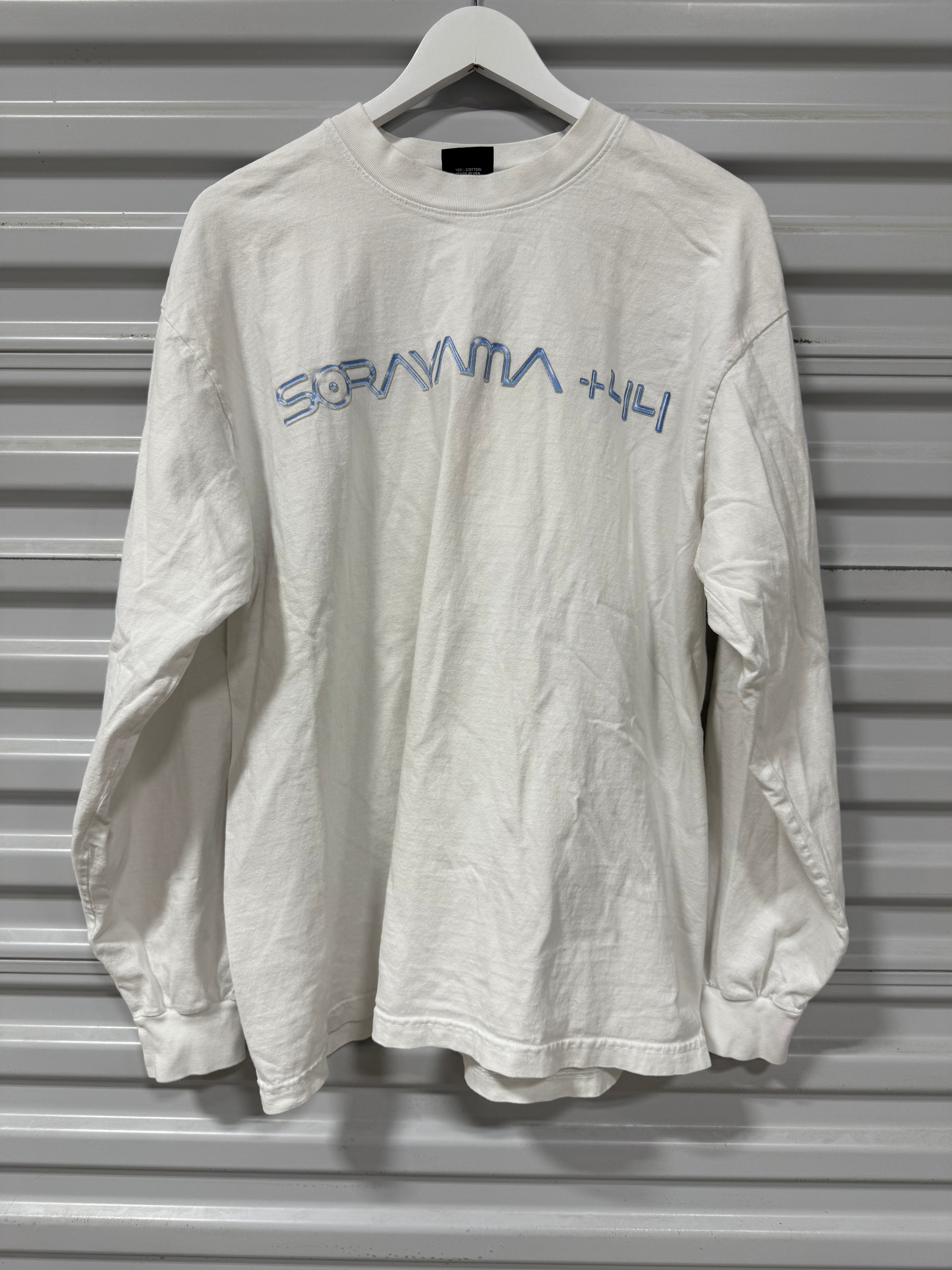 Sorayama x 44 Lewis Hamilton  Long Sleeve T-Shirt White Sz L