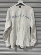 Load image into Gallery viewer, Sorayama x 44 Lewis Hamilton  Long Sleeve T-Shirt White Sz L
