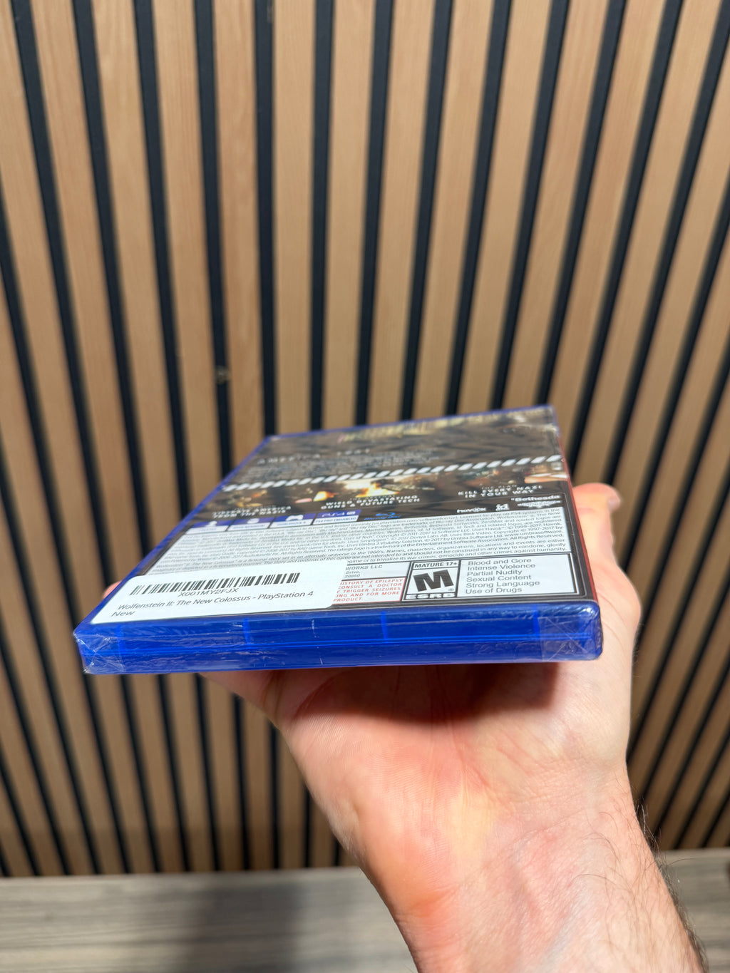 Wolfenstein II 2: The New Colossus Sony Playstation 4 PS4 Brand New Sealed-!
