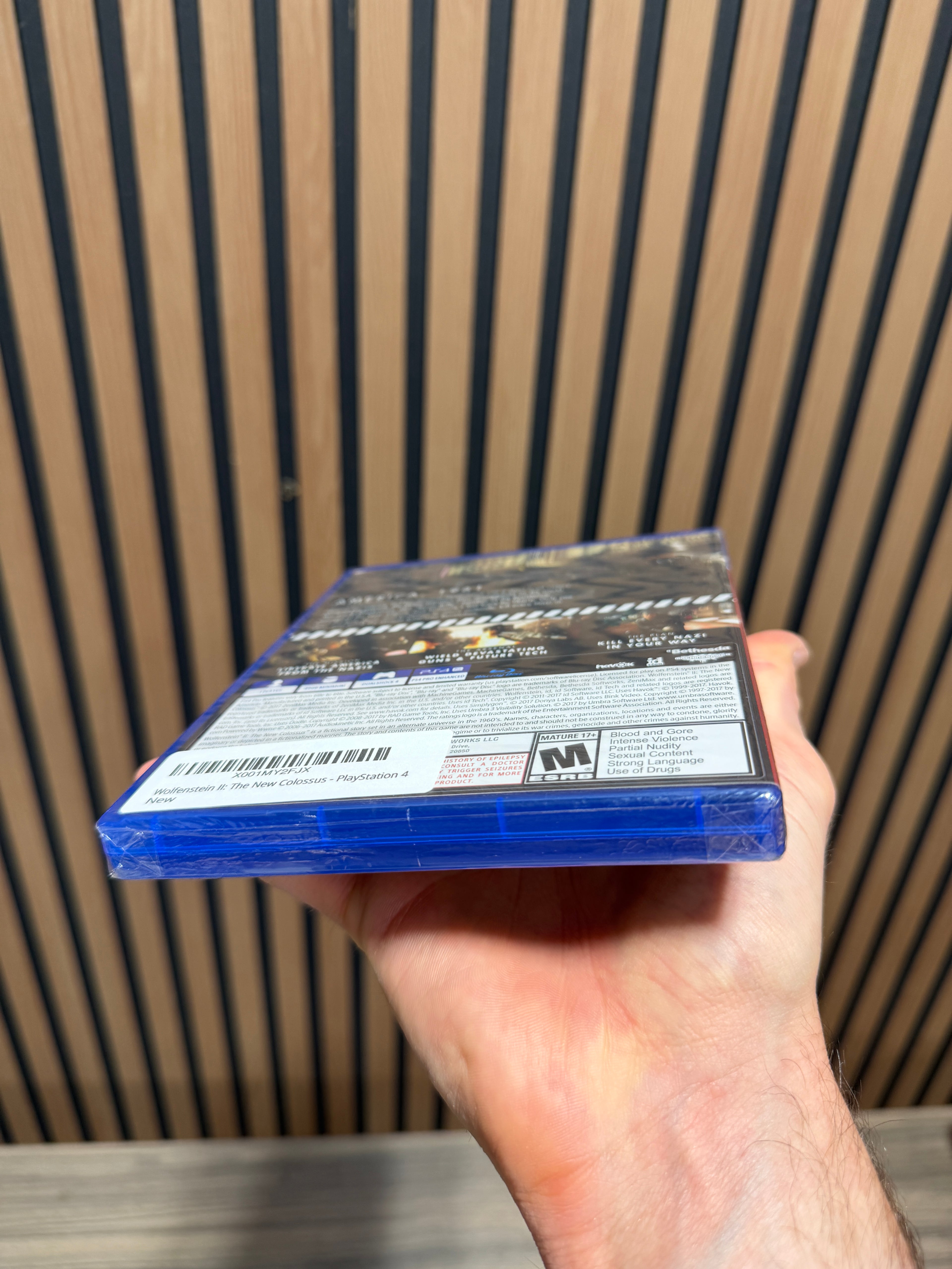 Wolfenstein II 2: The New Colossus Sony Playstation 4 PS4 Brand New Sealed-!