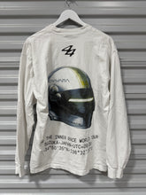 Load image into Gallery viewer, Sorayama x 44 Lewis Hamilton  Long Sleeve T-Shirt White Sz L
