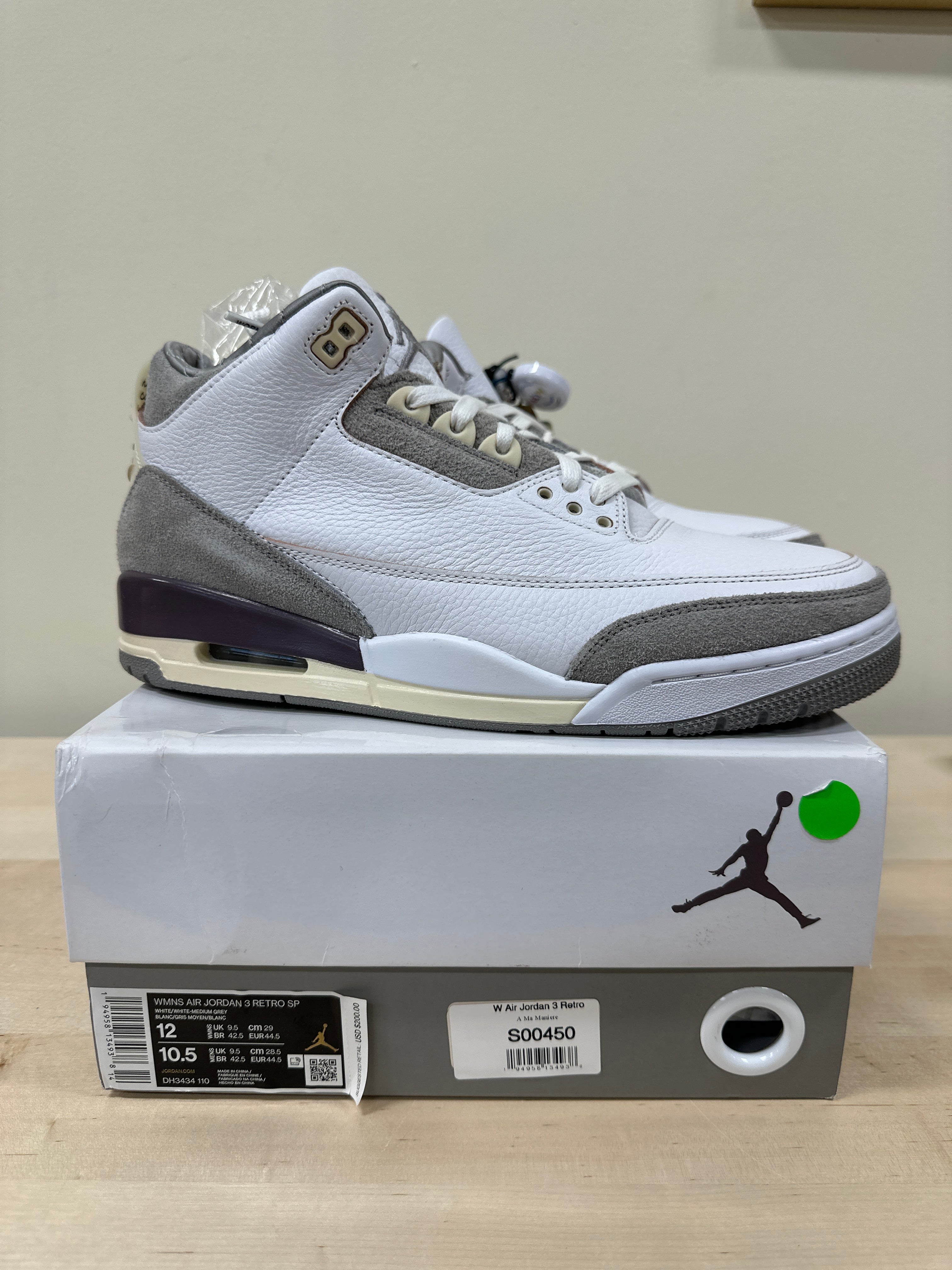 Jordan 3 Retro SP A Ma Maniére Sz10.5 (W12)
