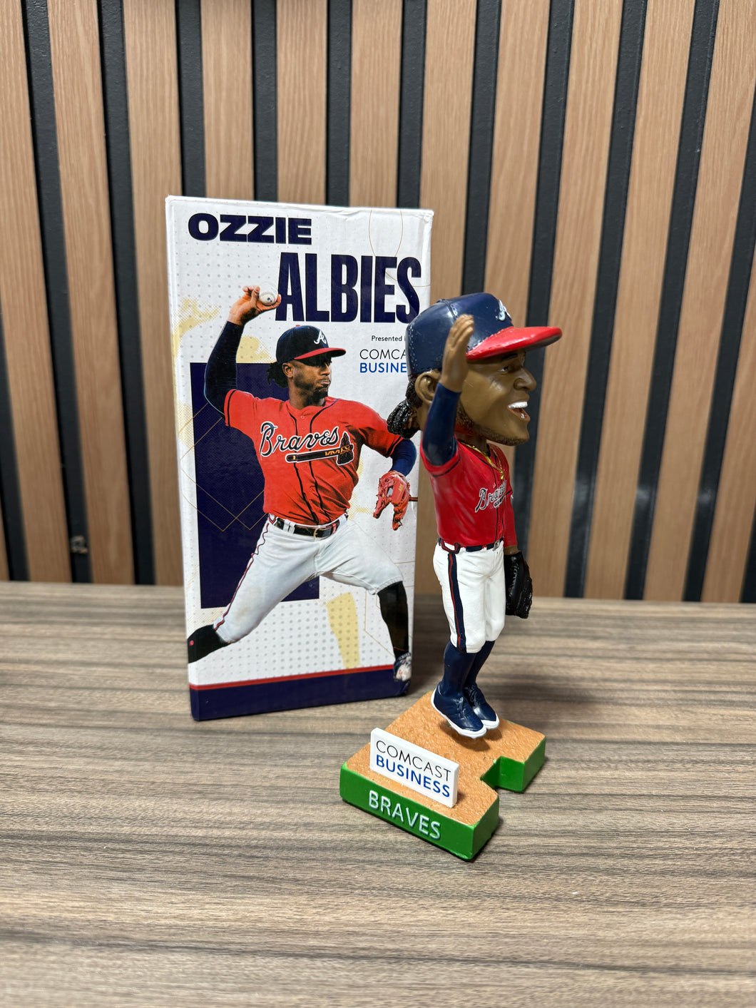 Atlanta Braves Ozzie Albies 2021 SGA Bobblehead (New in Box)