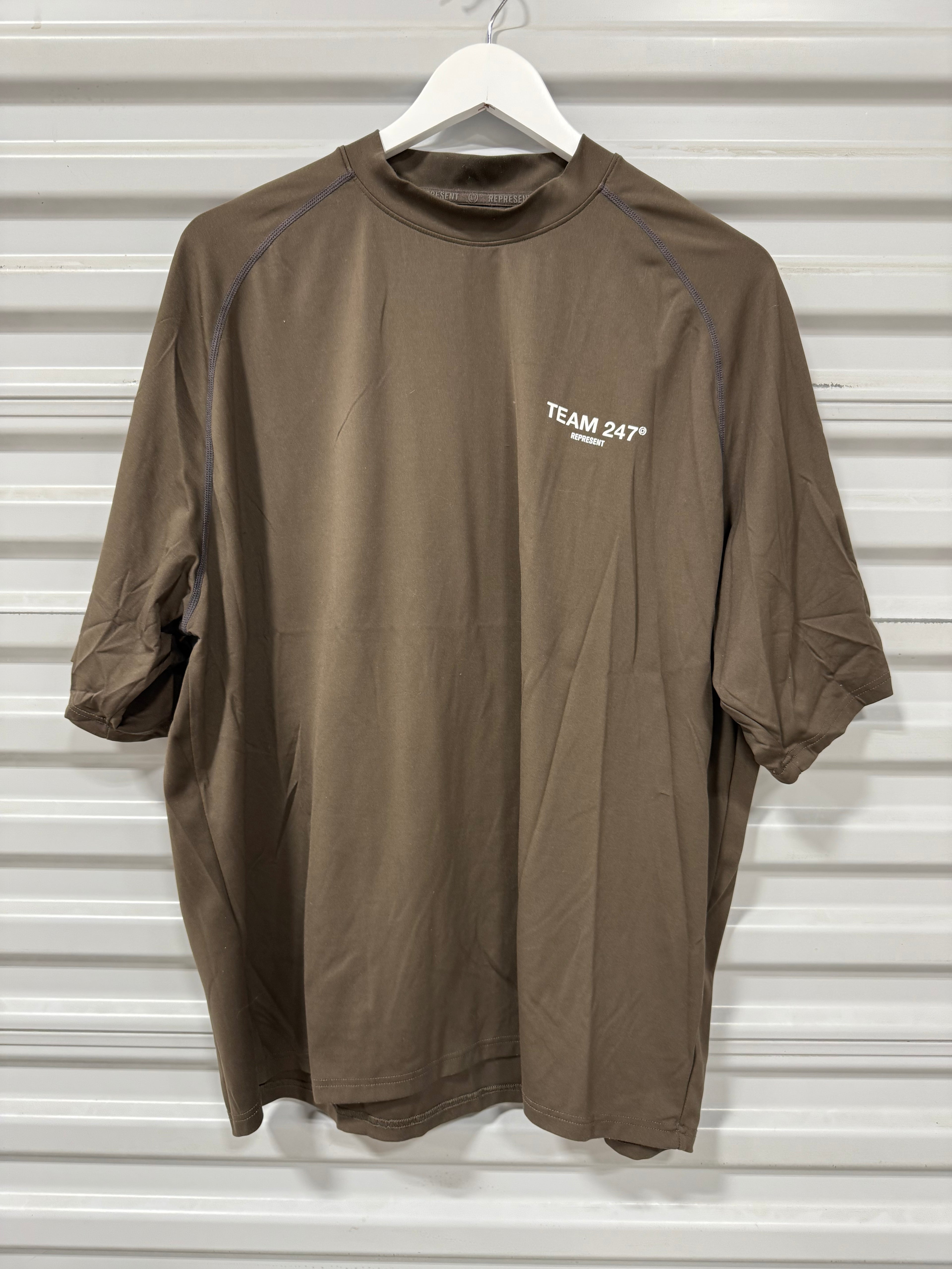 Represent 24/7 T-Shirt Brown Sz L