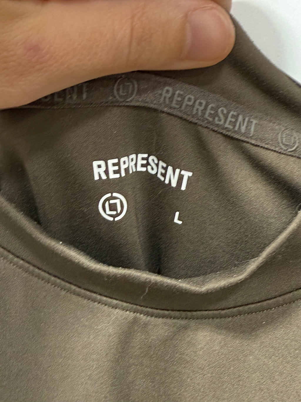Represent 24/7 T-Shirt Brown Sz L