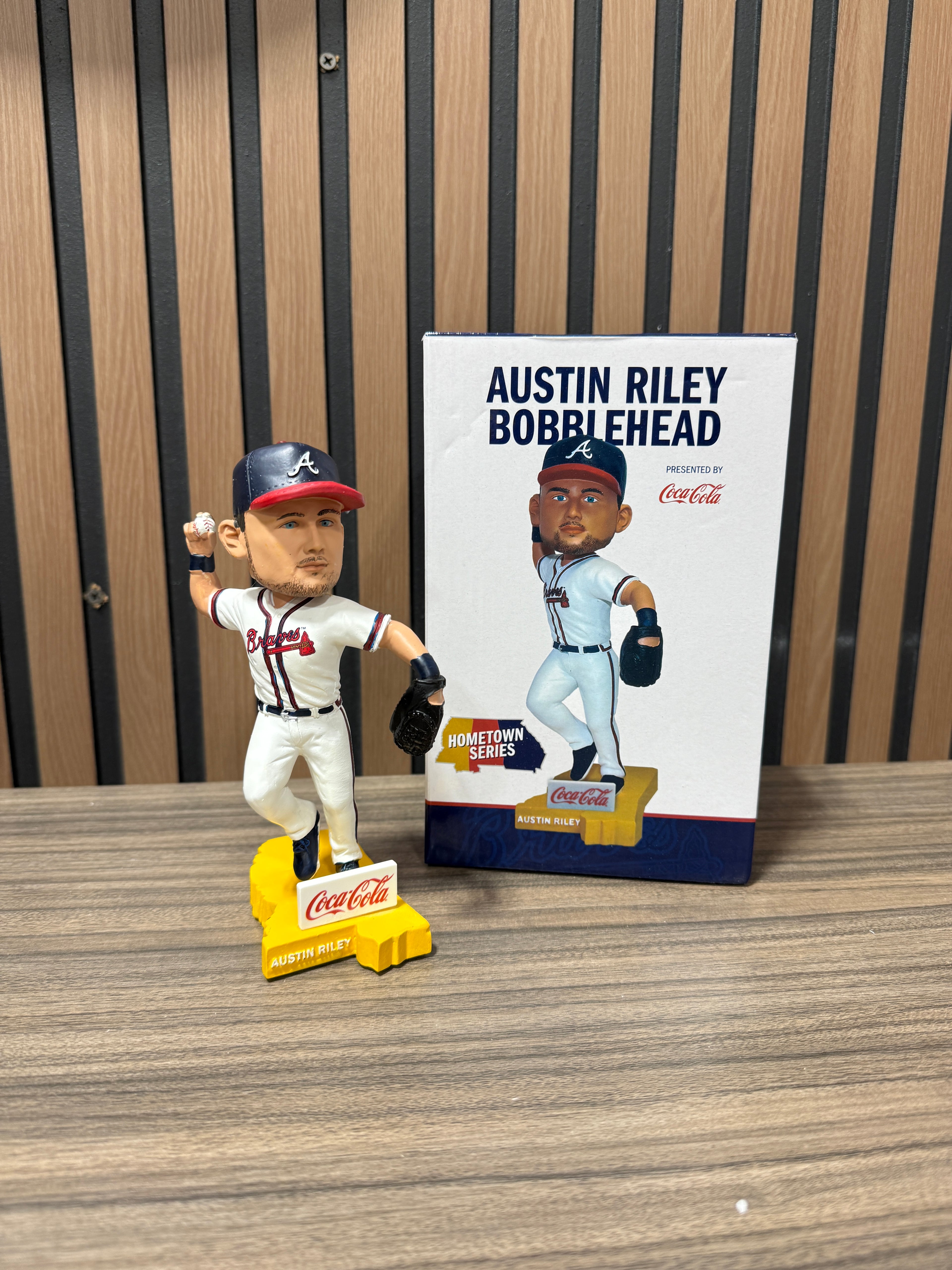 AUSTIN RILEY BOBBLEHEAD - COKE SGA HOMETOWN SERIES