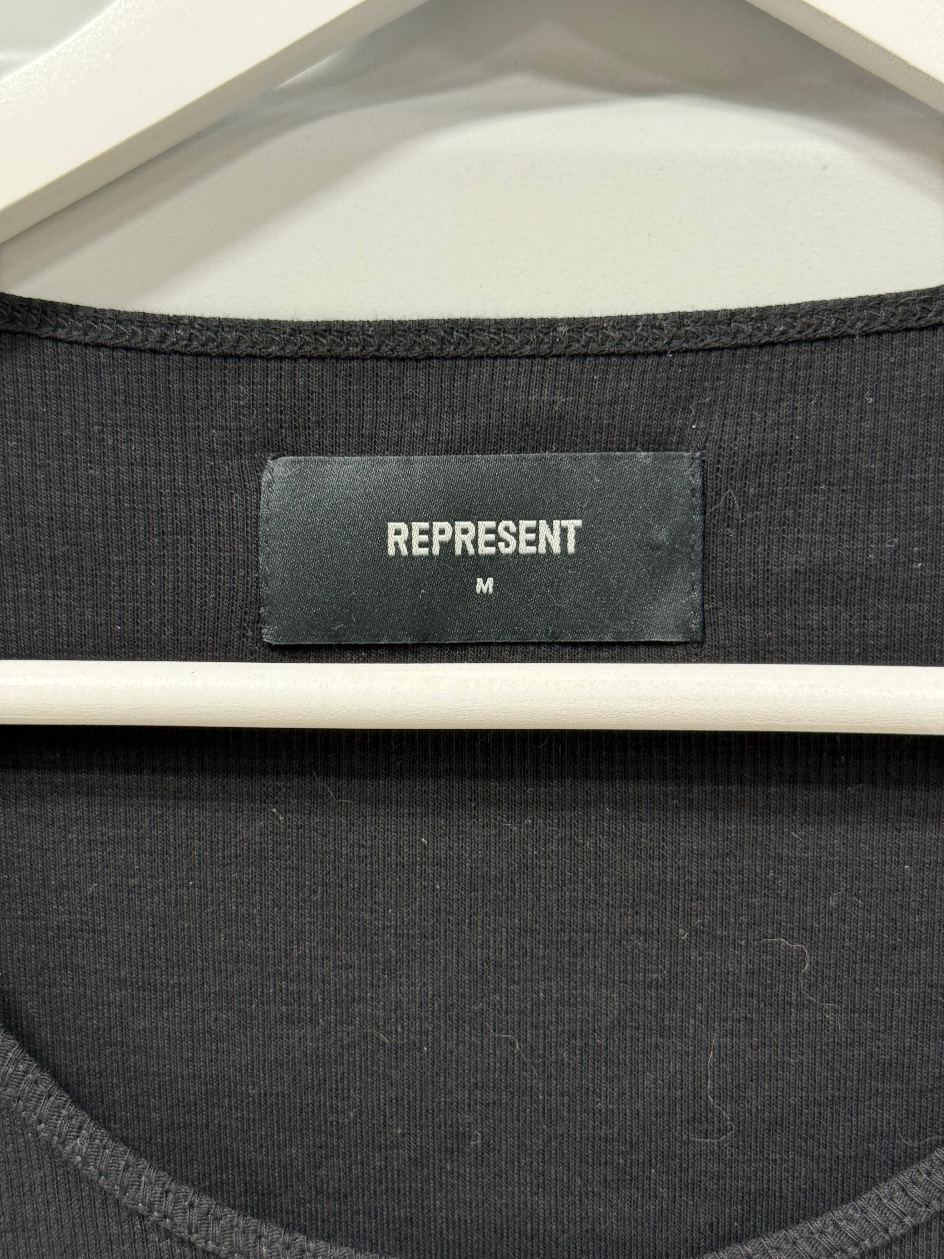 Represent Tank Black Sz M