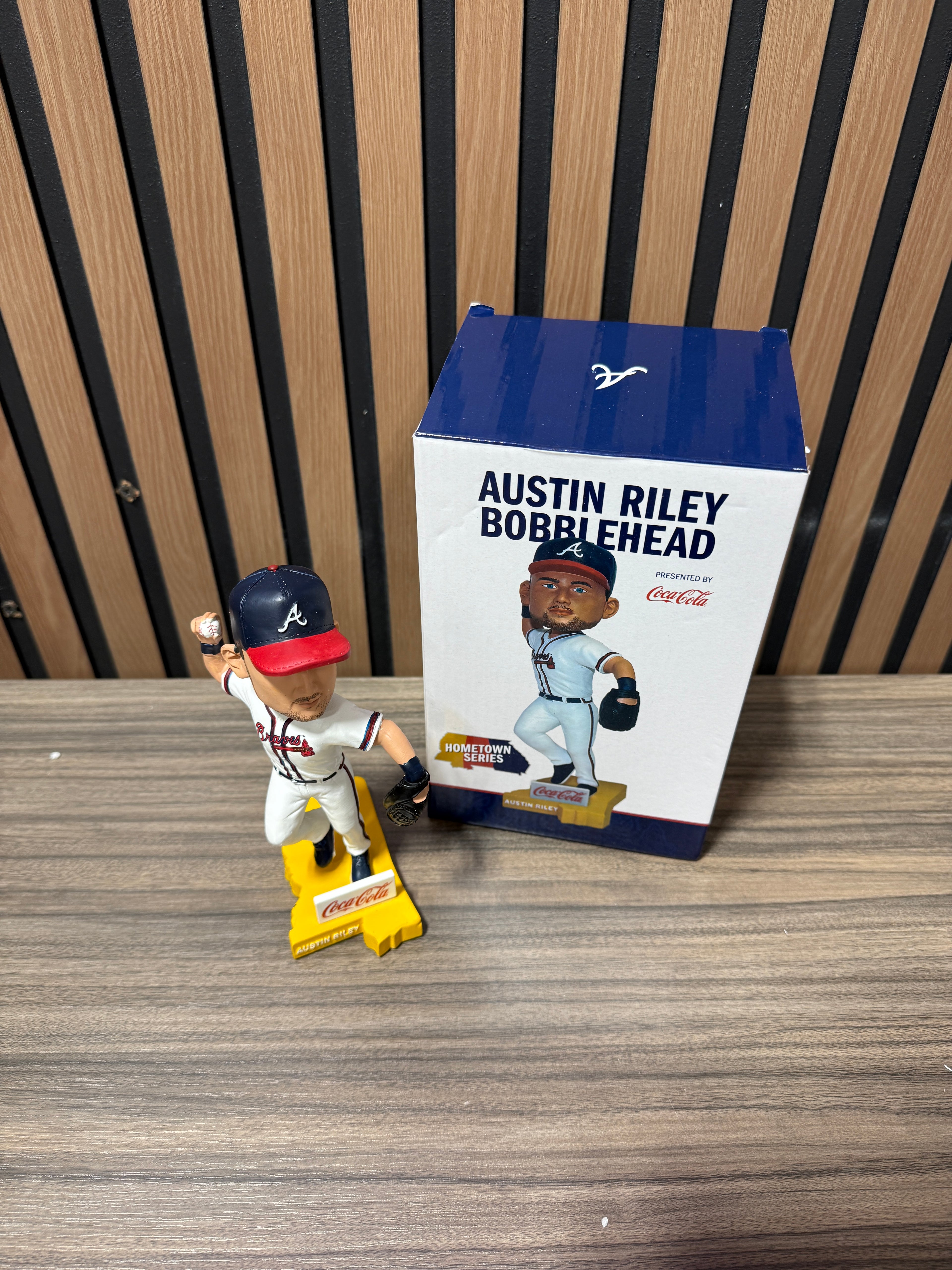 AUSTIN RILEY BOBBLEHEAD - COKE SGA HOMETOWN SERIES