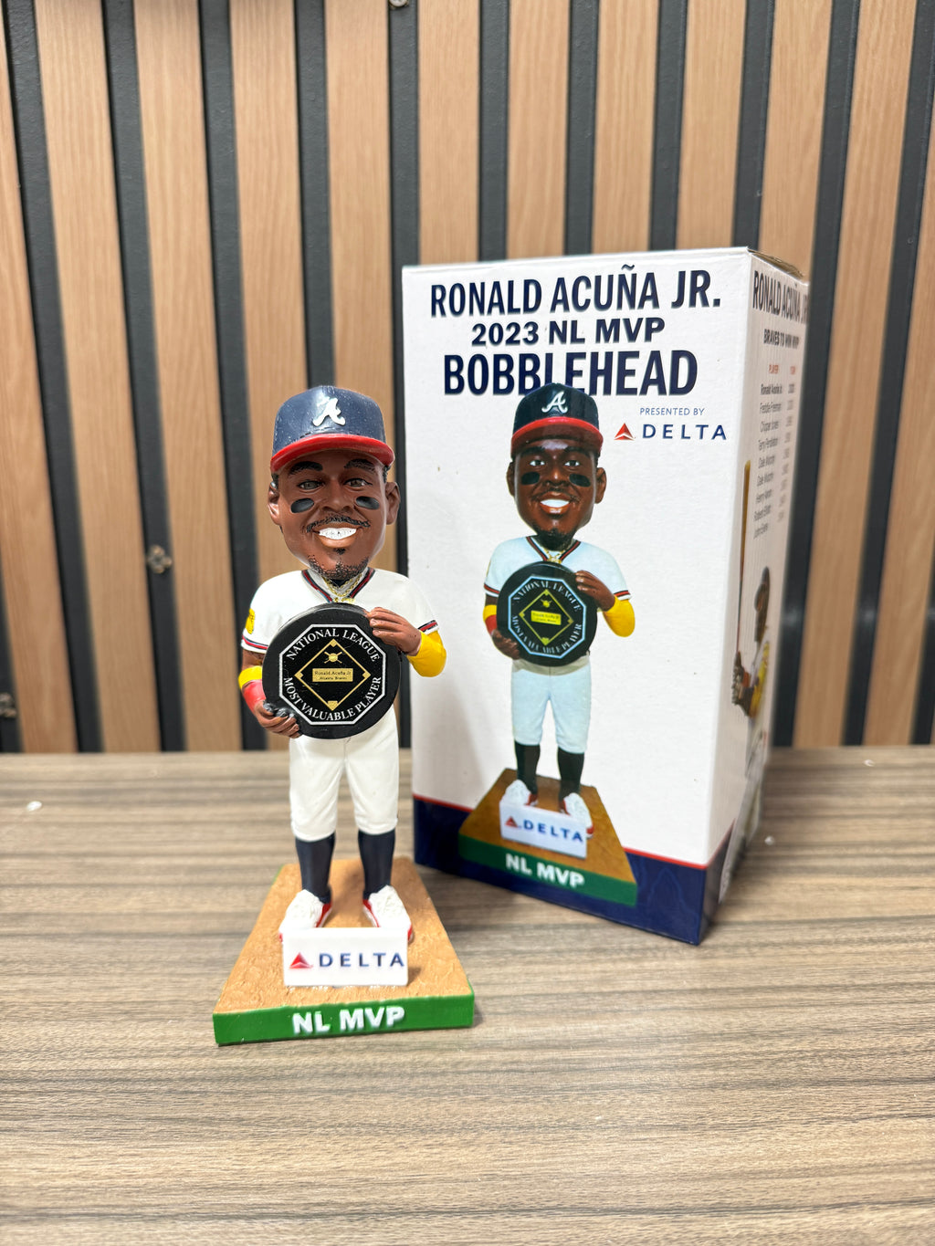 Ronald Acuna Jr. 2023 NL MVP Bobblehead 2024 Atlanta Braves