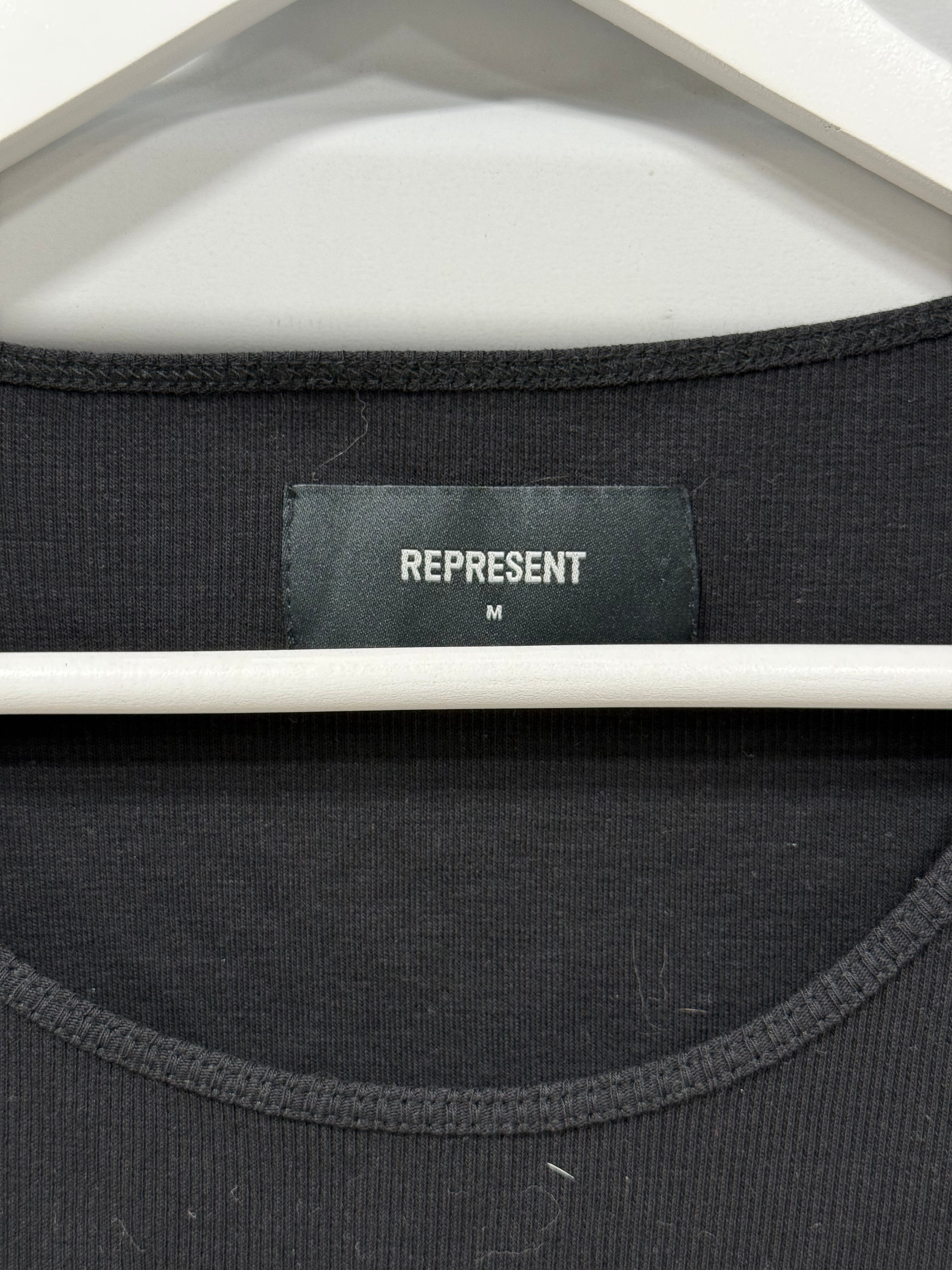 Represent Tank Black Sz M