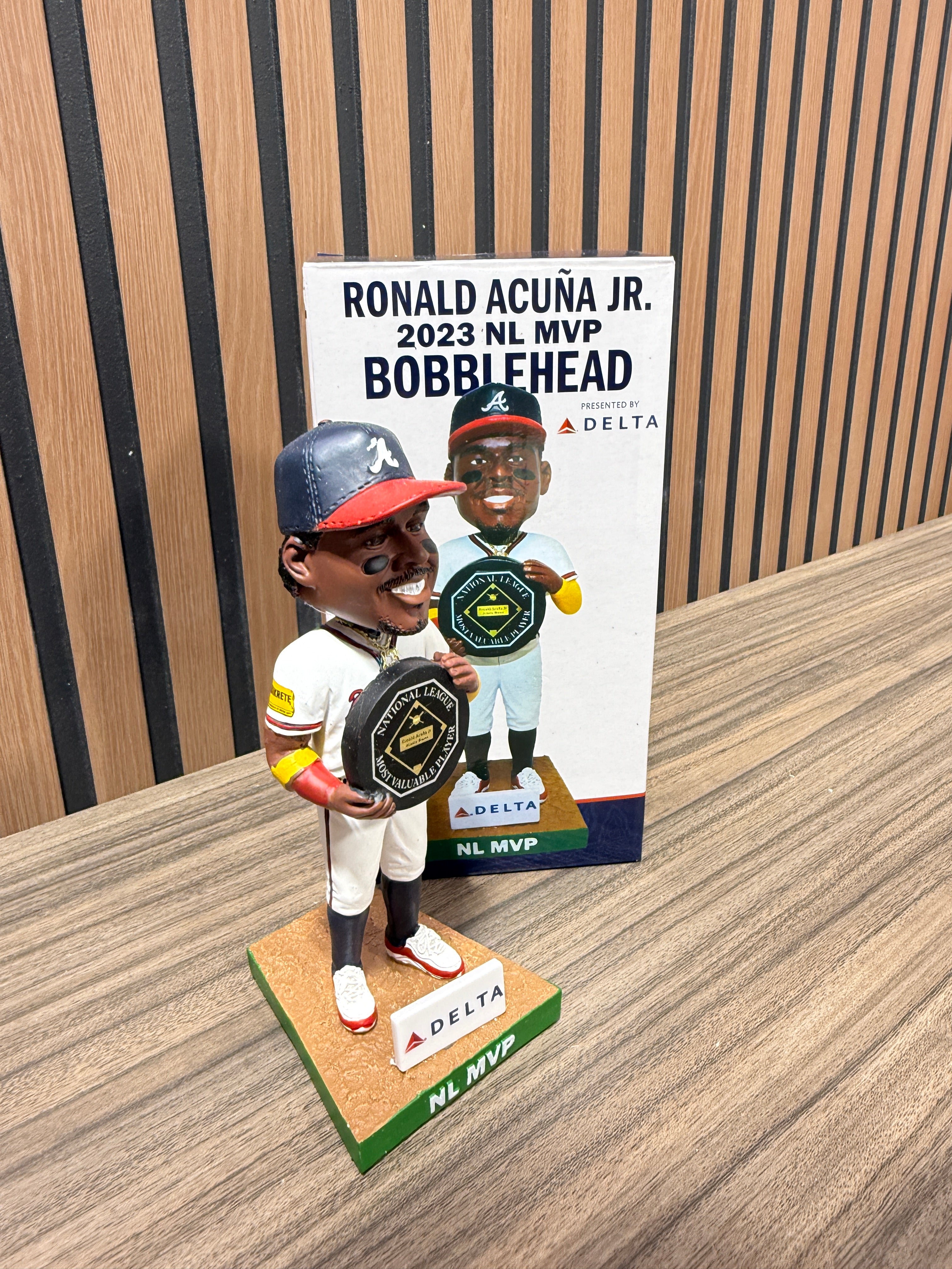 Ronald Acuna Jr. 2023 NL MVP Bobblehead 2024 Atlanta Braves