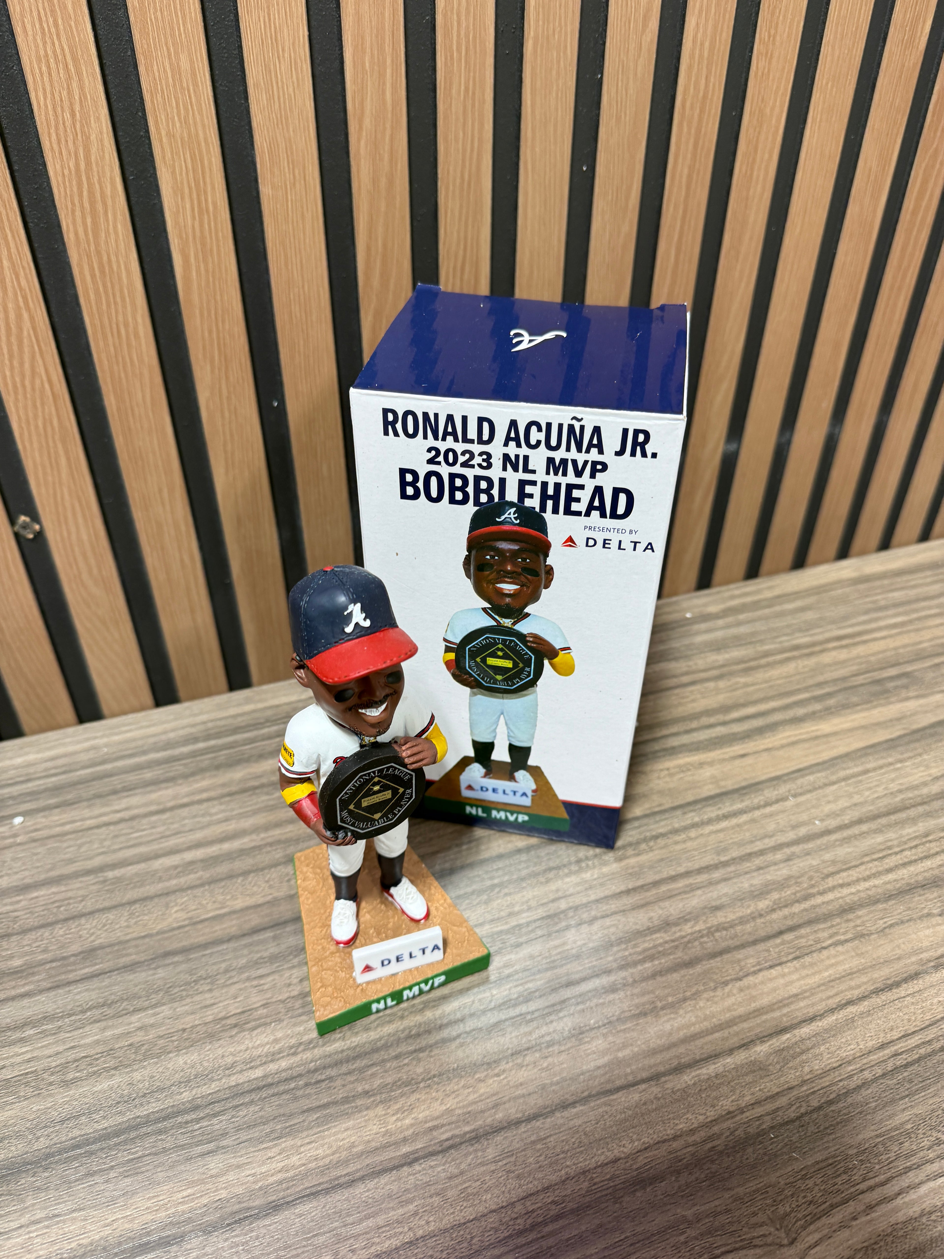 Ronald Acuna Jr. 2023 NL MVP Bobblehead 2024 Atlanta Braves