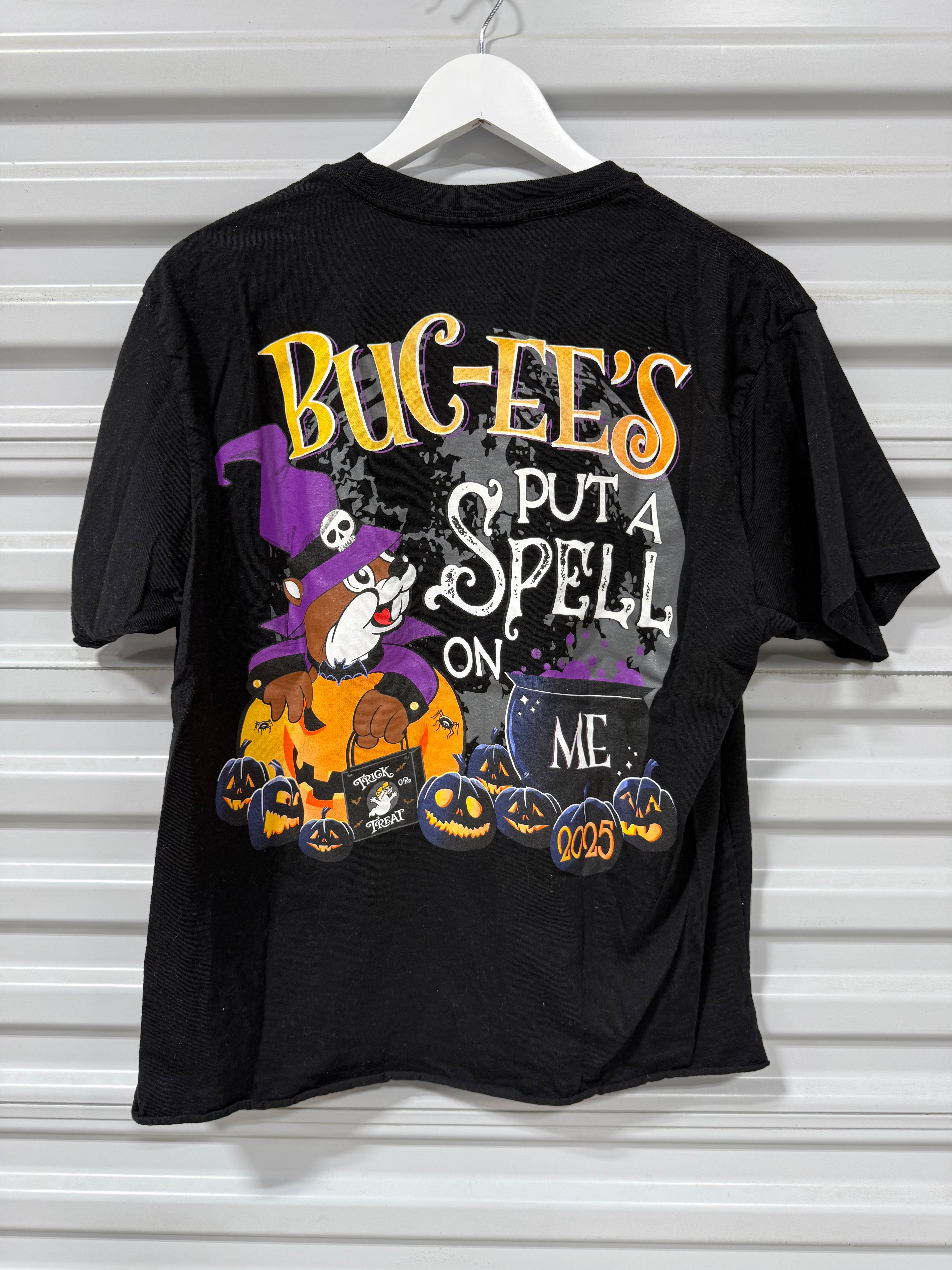 Buccee's Halloween Cropped T-Shirt Sz L