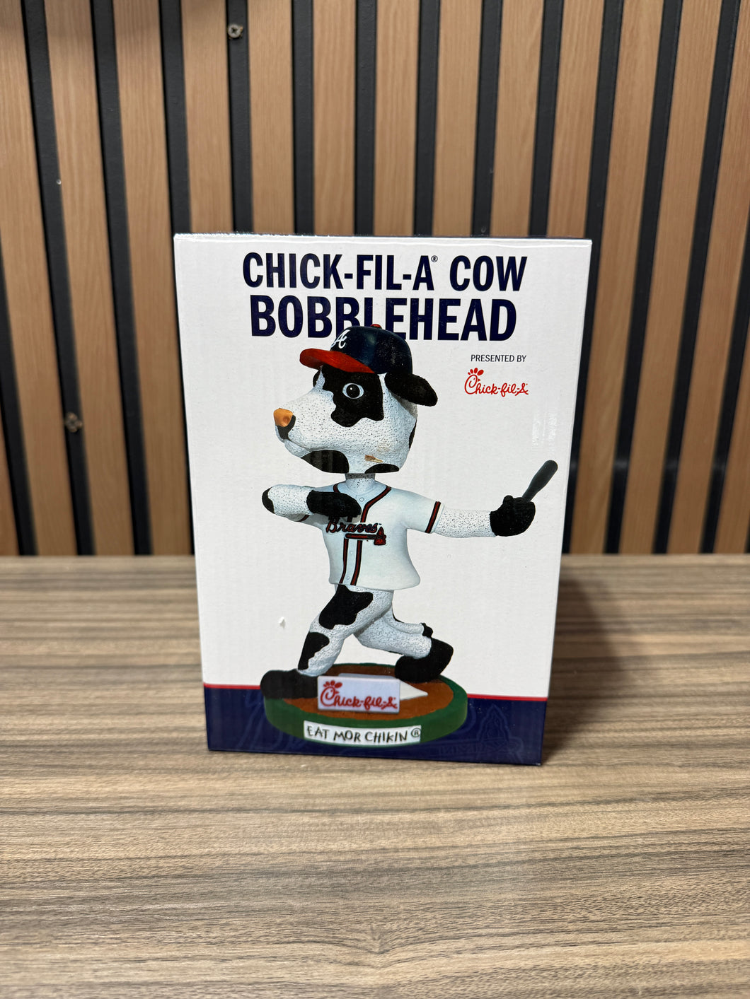Chick-fil-A Cow Bobblehead Atlanta Braves Giveaway 8/20/24