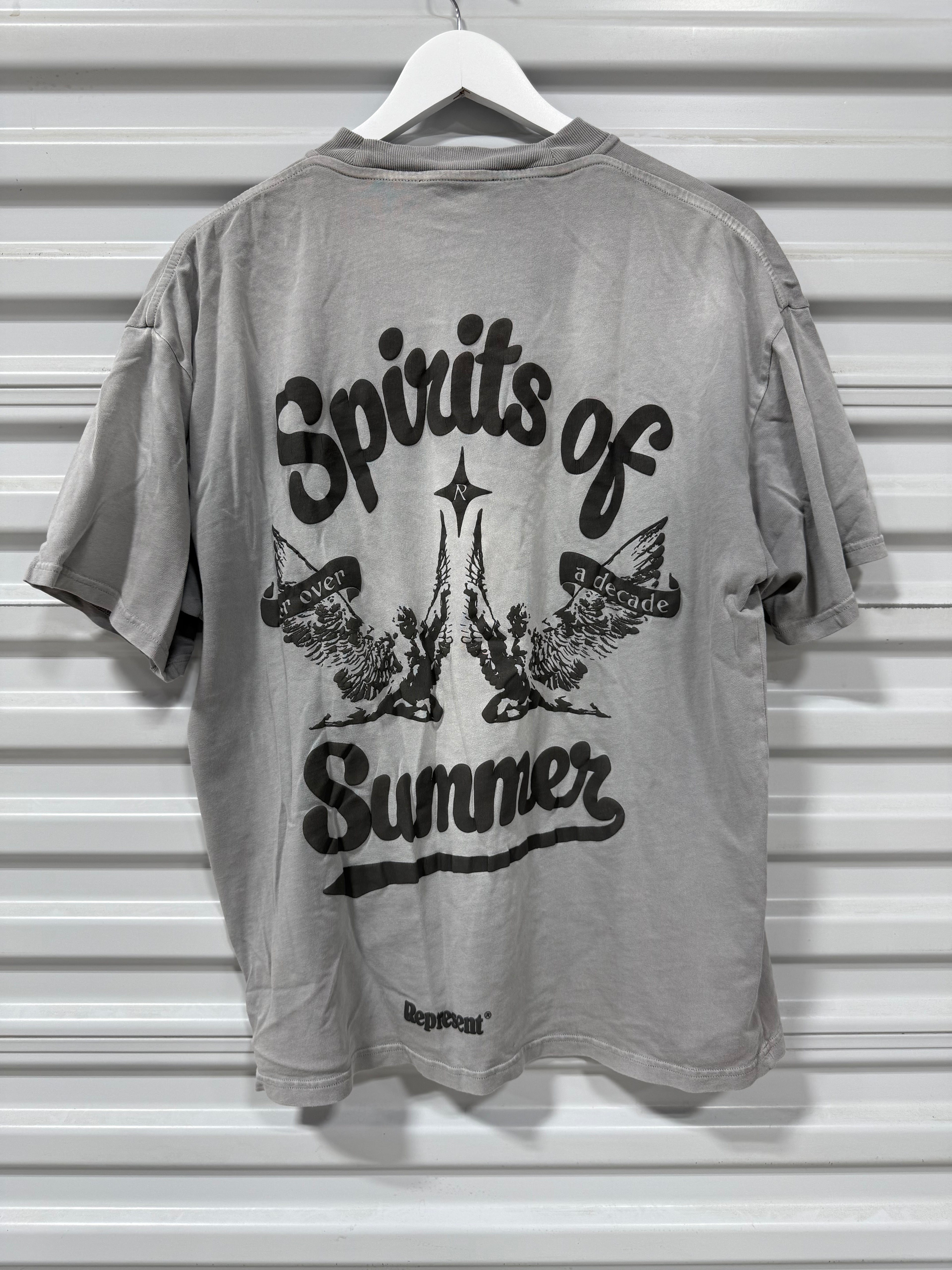 Represent Spirits Of Summer T-Shirt Grey Sz M
