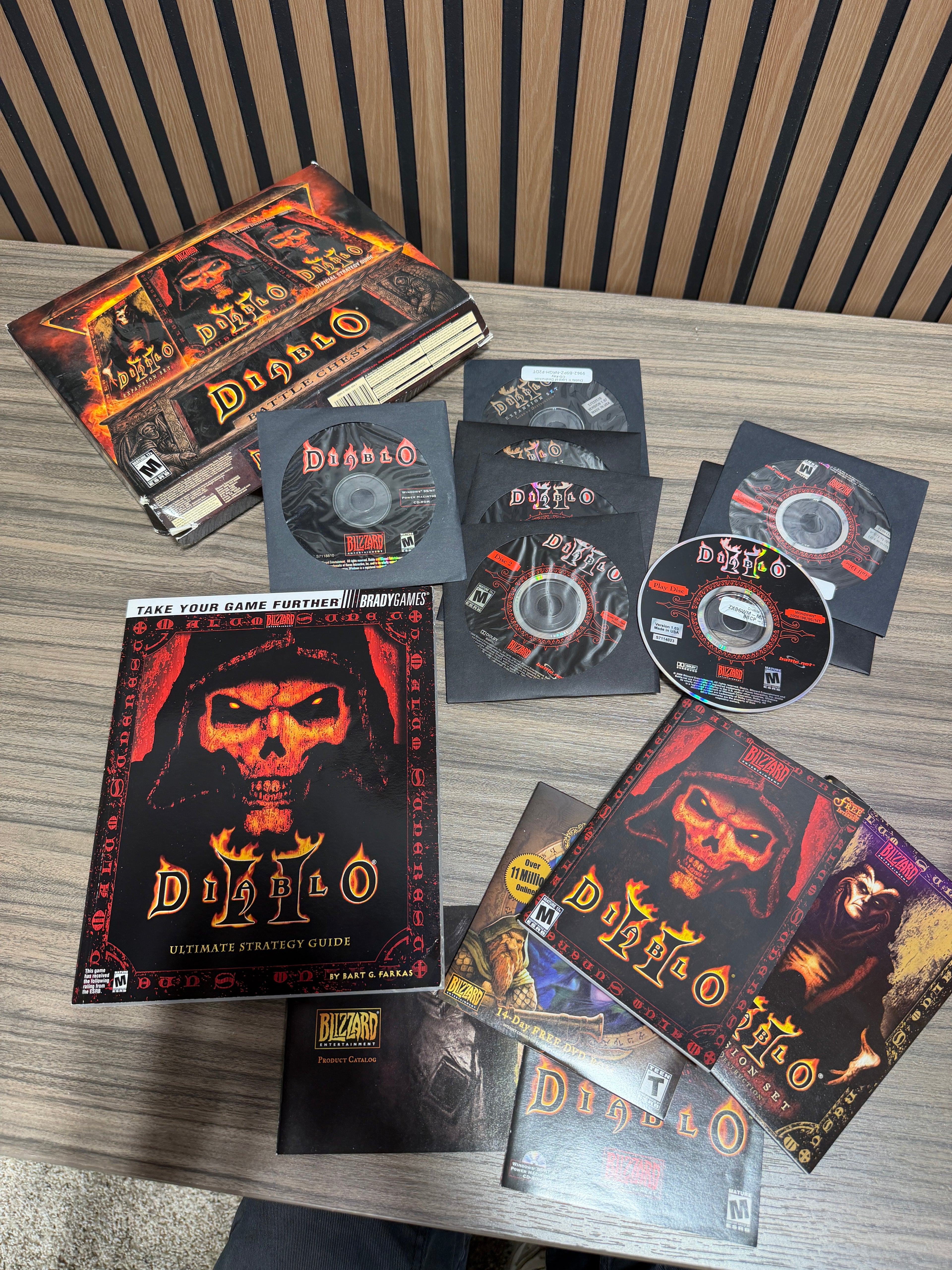 Diablo Battle Chest (PC, 2001) Game Collection Diablo II Expansion Complete EXC