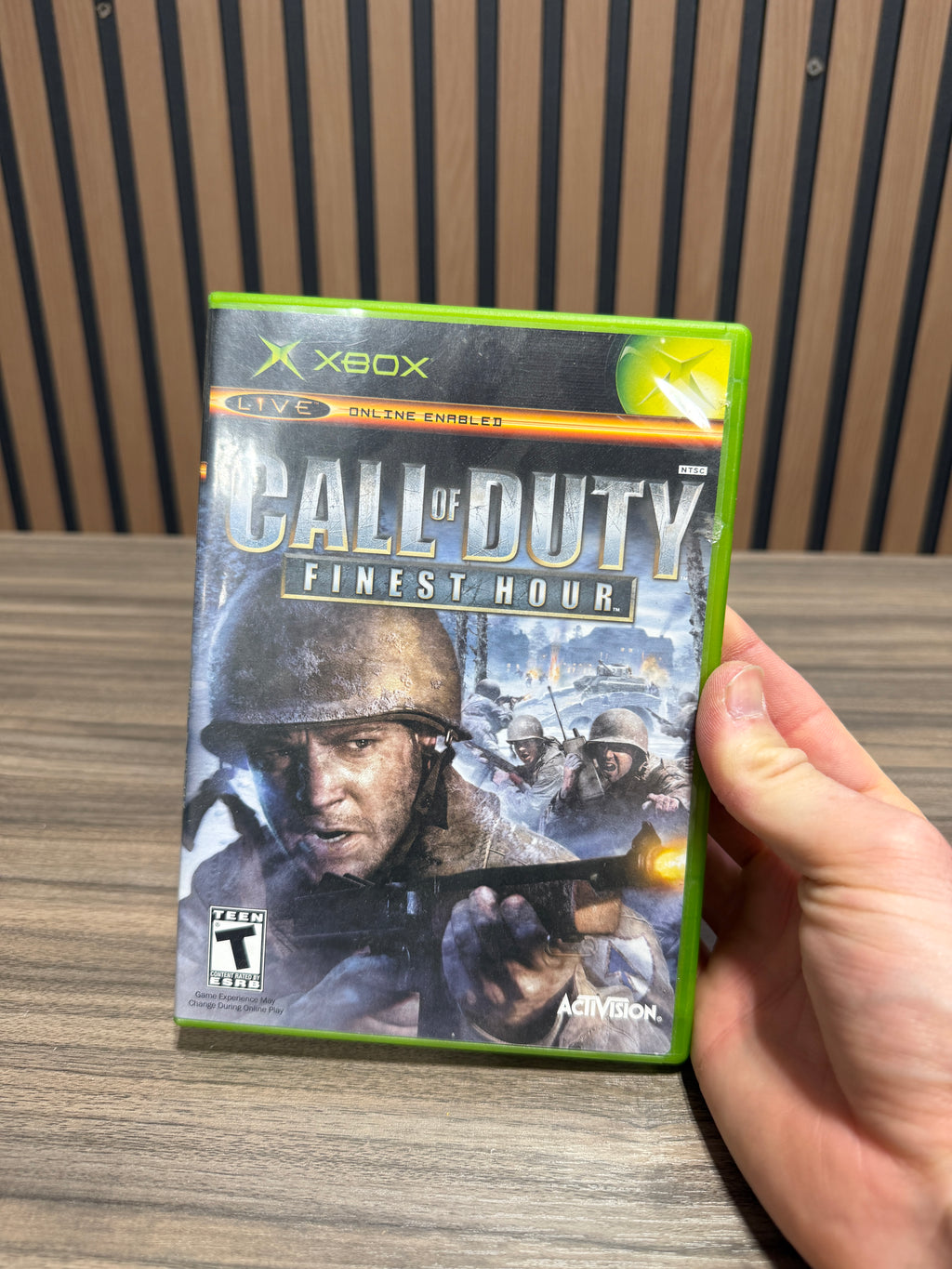 Call of Duty Finest Hour (Original Xbox) Black Label CIB COMPLETE