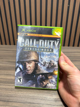 Load image into Gallery viewer, Call of Duty Finest Hour (Original Xbox) Black Label CIB COMPLETE
