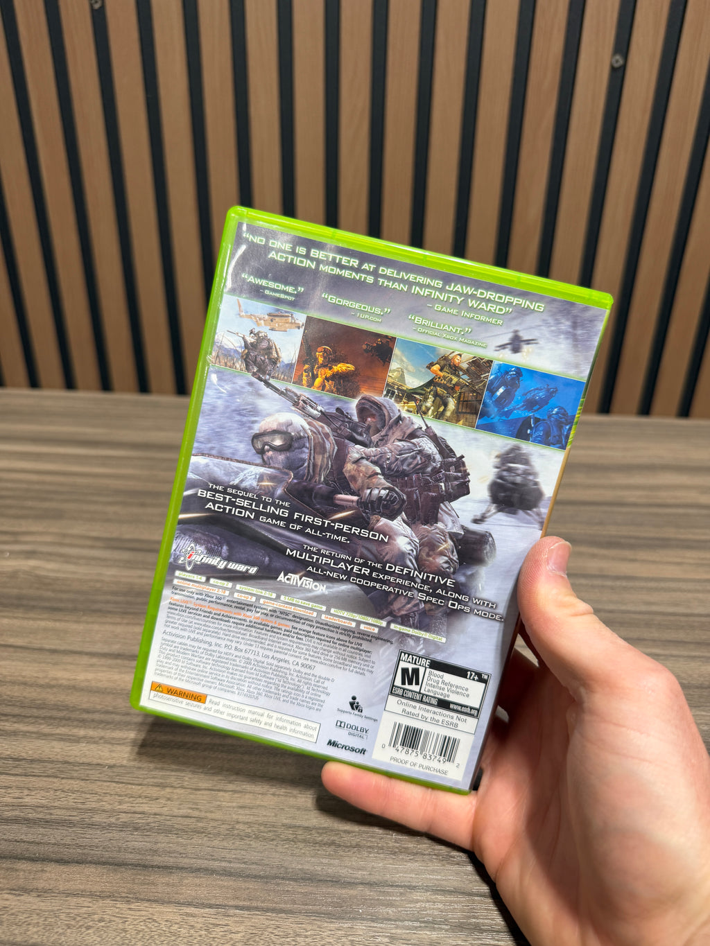 Call of Duty Modern Warfare 2 Xbox 360 Game Complete with Manual PAL