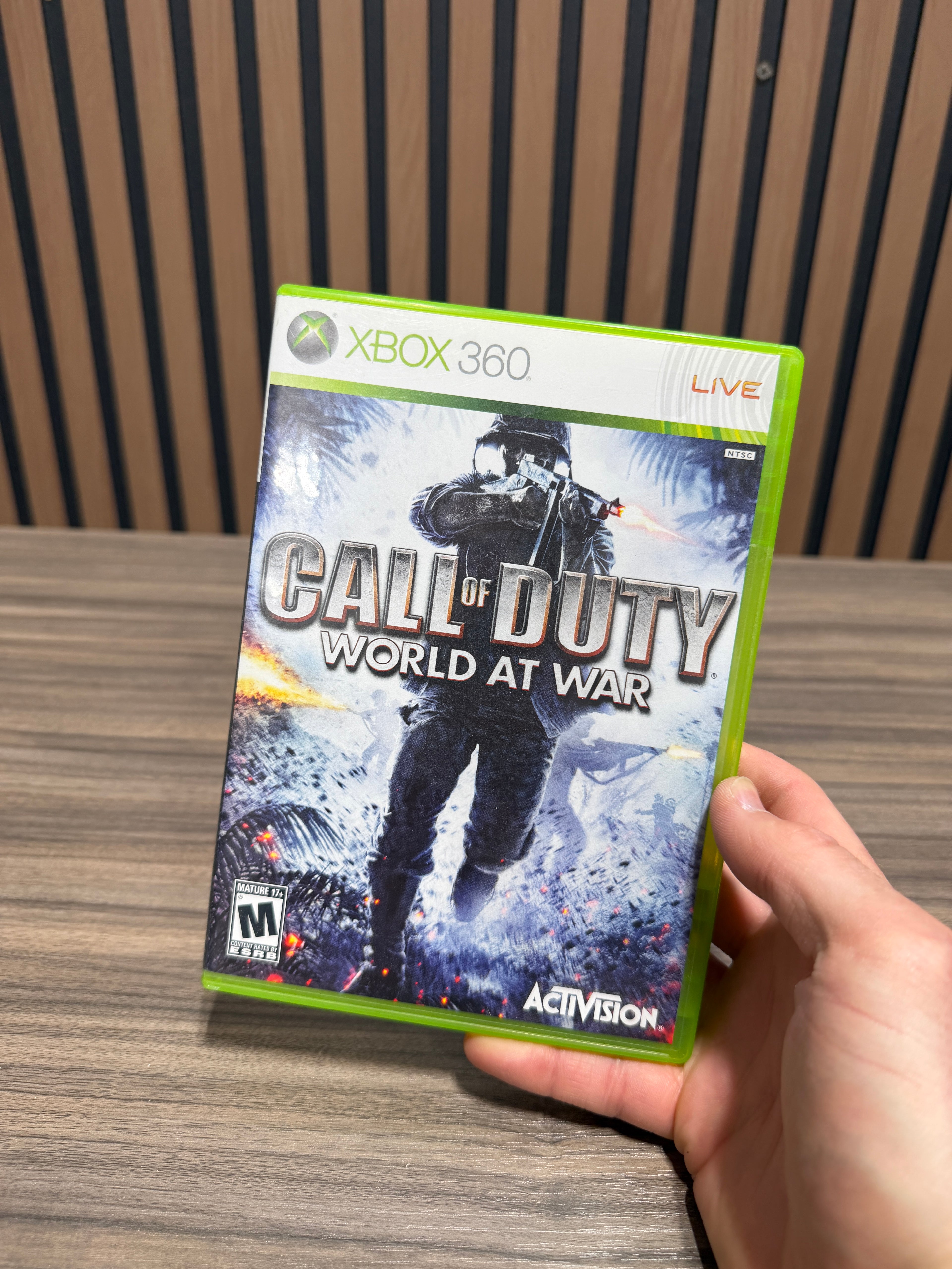Call of Duty: World at War Xbox 360 Activision Shooter Manual NTSC-U/C