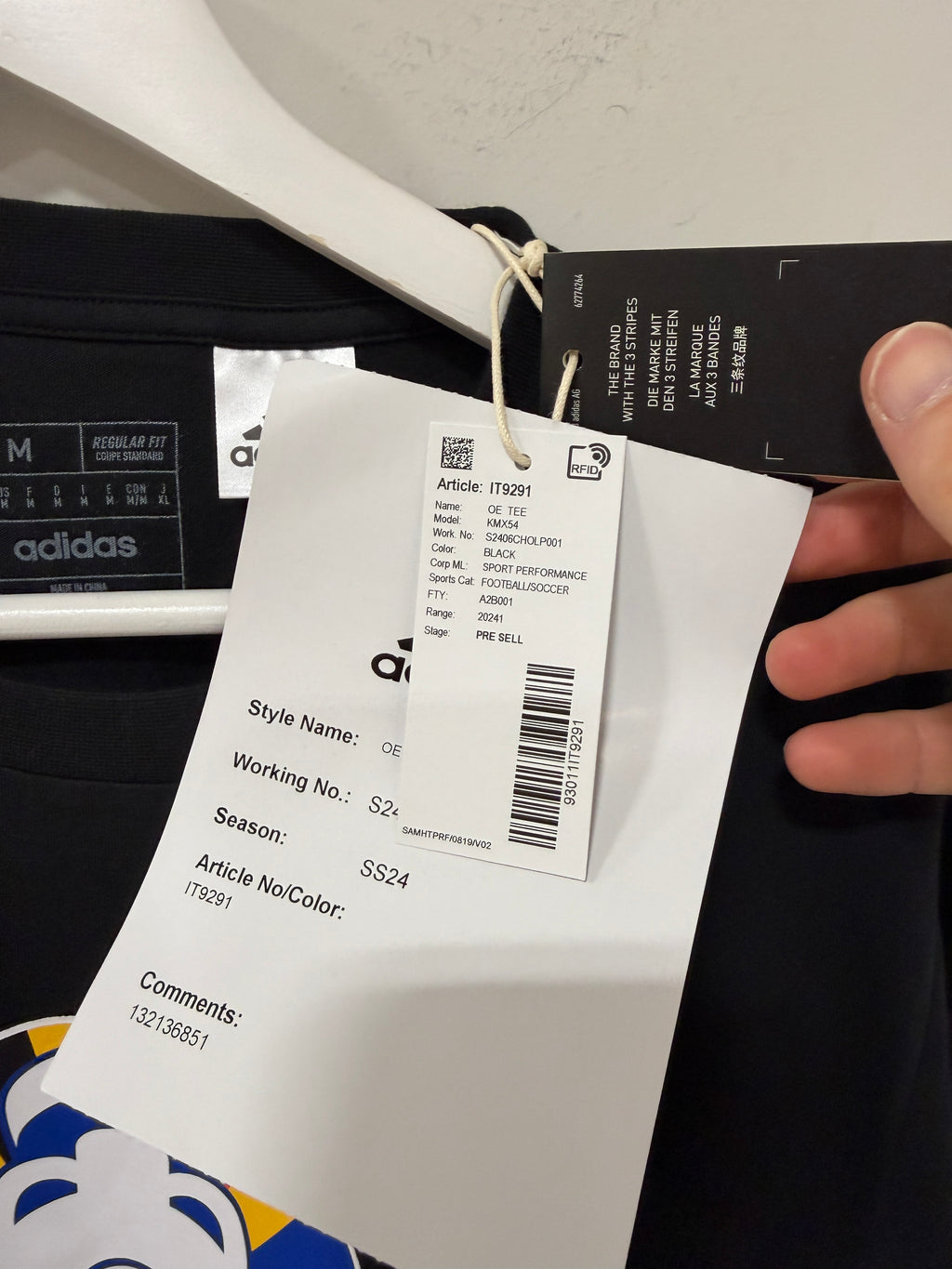 adidas UEFA Euro 2024 Men's Official Emblem Tee