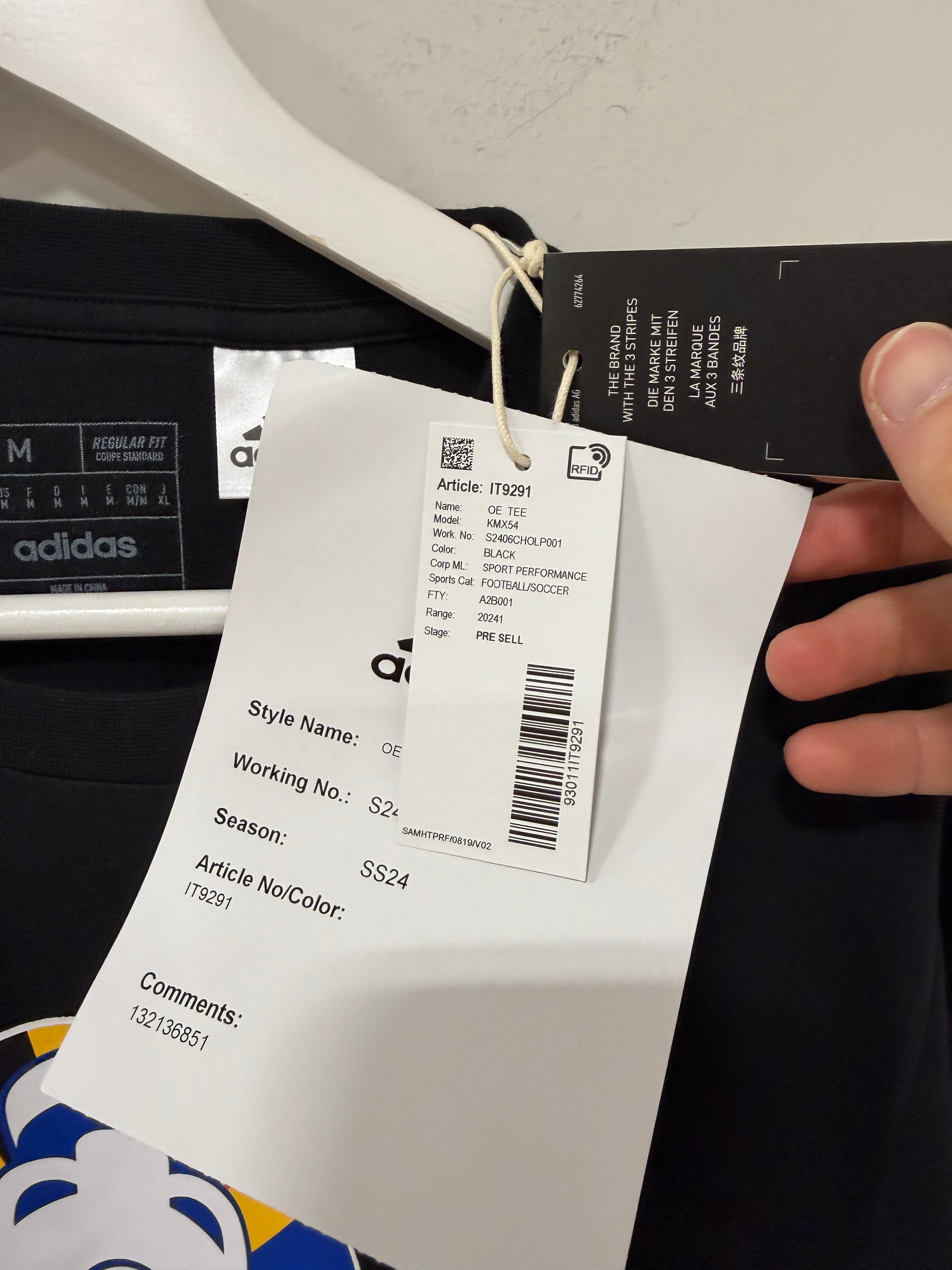 adidas UEFA Euro 2024 Men's Official Emblem Tee