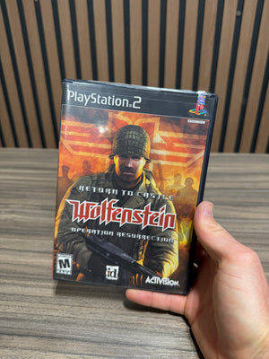 Sony Playstation 2 PS2 Return To Castle Wolfenstein CIB