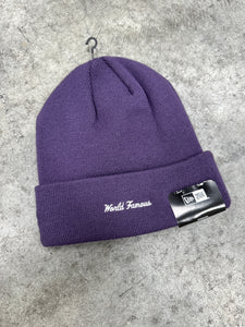 Supreme New Era Purple Beanie