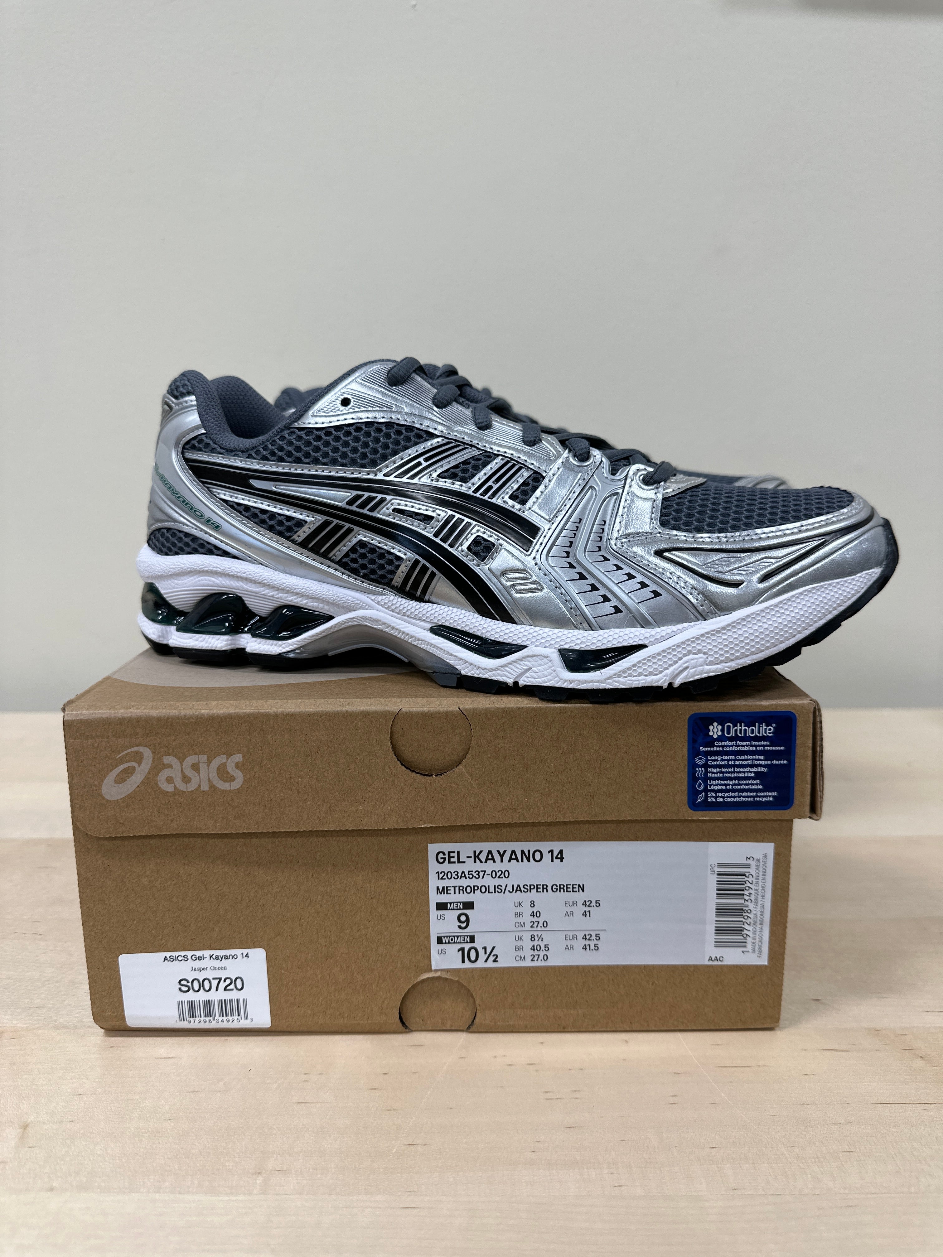 ASICS Gel- Kayano 41 "Jasper Green" Sz 9