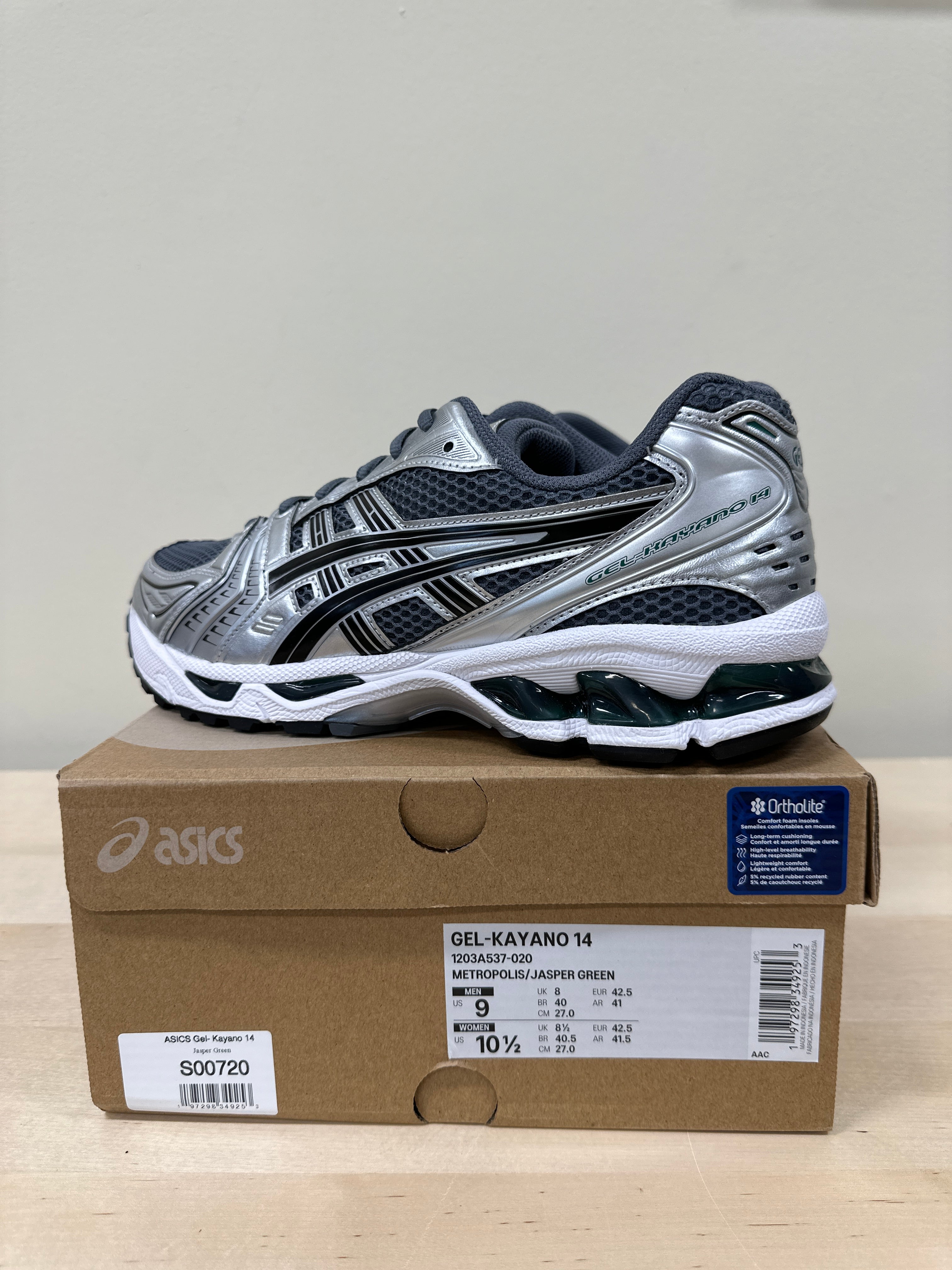 ASICS Gel- Kayano 41 "Jasper Green" Sz 9