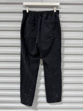 Load image into Gallery viewer, Represent Sweats Black/Paint Splatter Sz M
