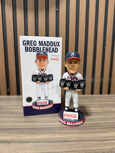 New Atlanta Braves Greg Maddux Cy Young Big 3 Series Bobblehead SGA