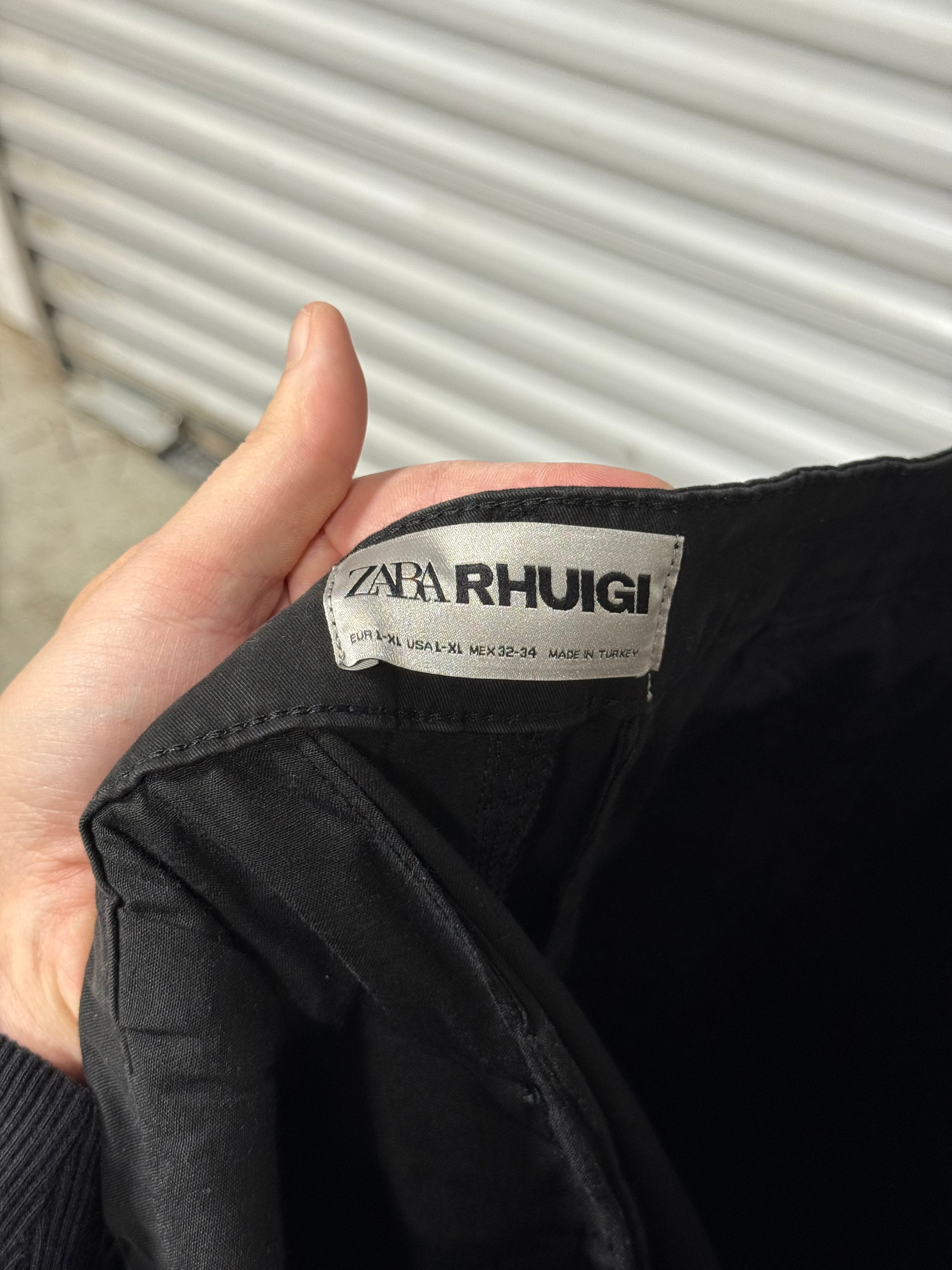 Zara Rhuigi Cargo Pants Black Sz L/XL