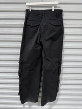Load image into Gallery viewer, Zara Rhuigi Cargo Pants Black Sz L/XL
