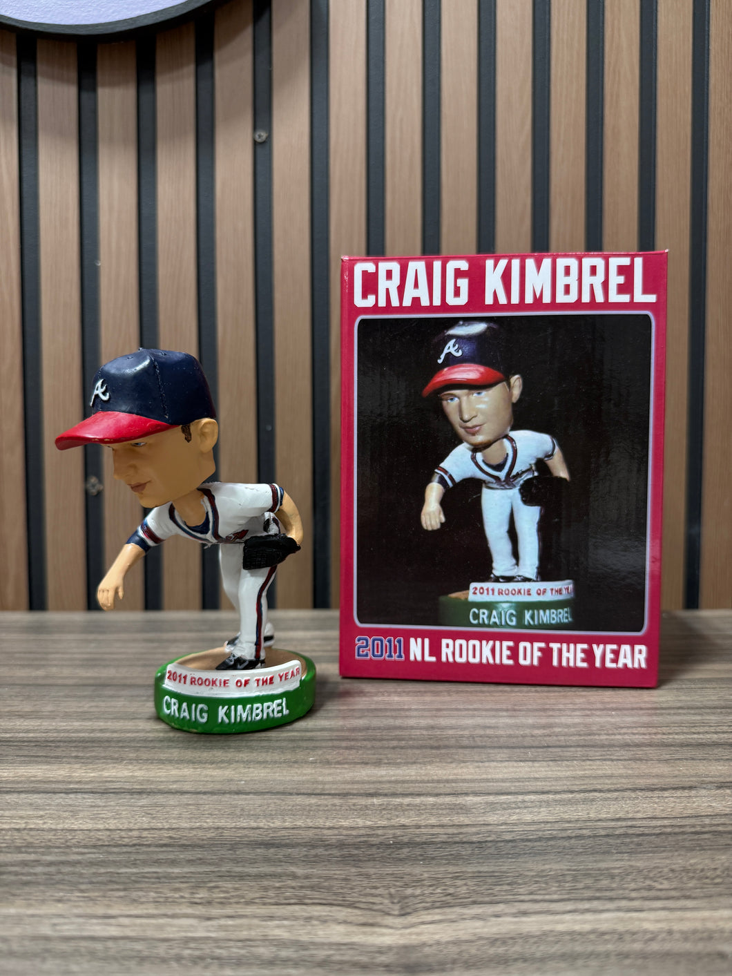 Craig Kimbrel 2011 NL Rookie Of The Year Atlanta Braves Bobblehead Collector NIB