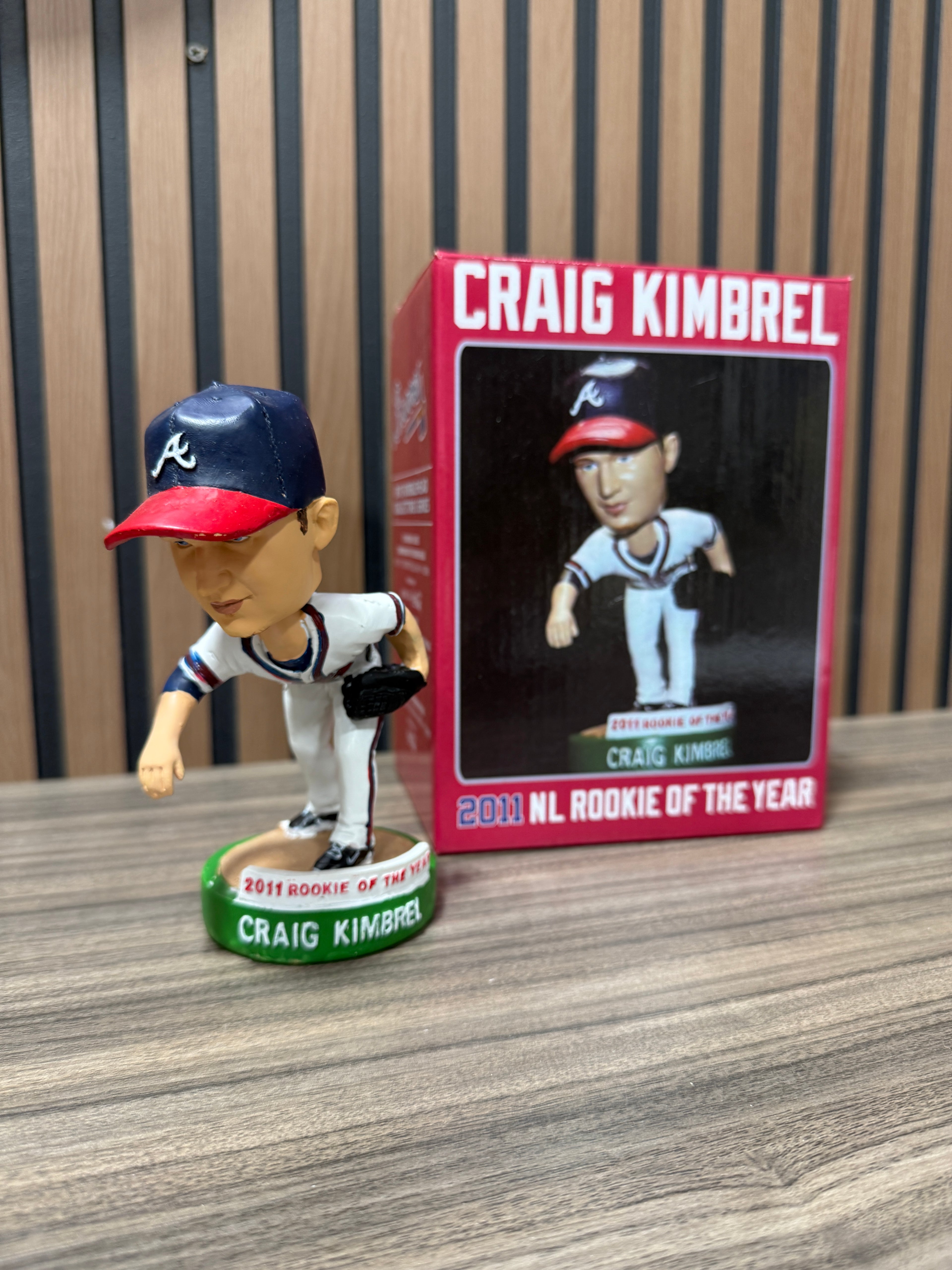 Craig Kimbrel 2011 NL Rookie Of The Year Atlanta Braves Bobblehead Collector NIB
