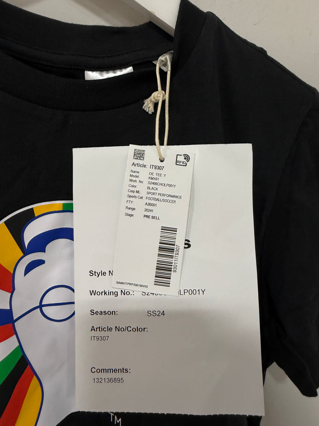 Adidas Euro 2024 Tee Youth