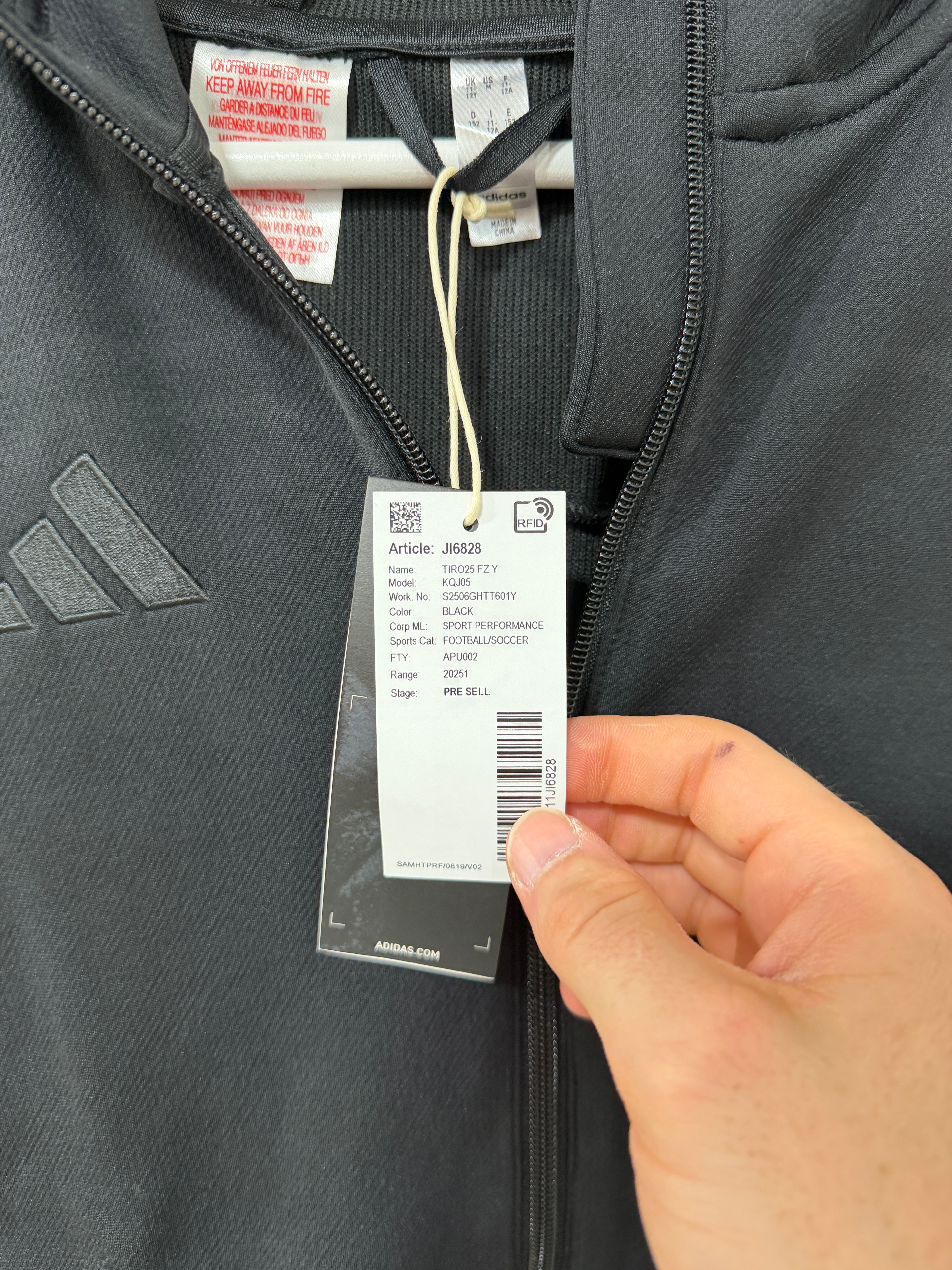 Aadidas Youth Tiro 25 Travelwear Hoodie